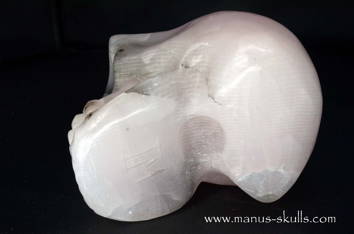Mangano Calcite Alien Skull