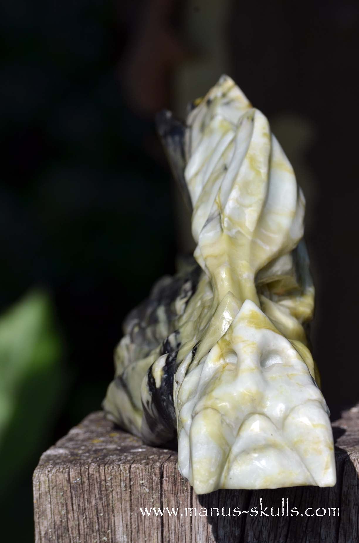 XL Green Connemara Marble Dragon