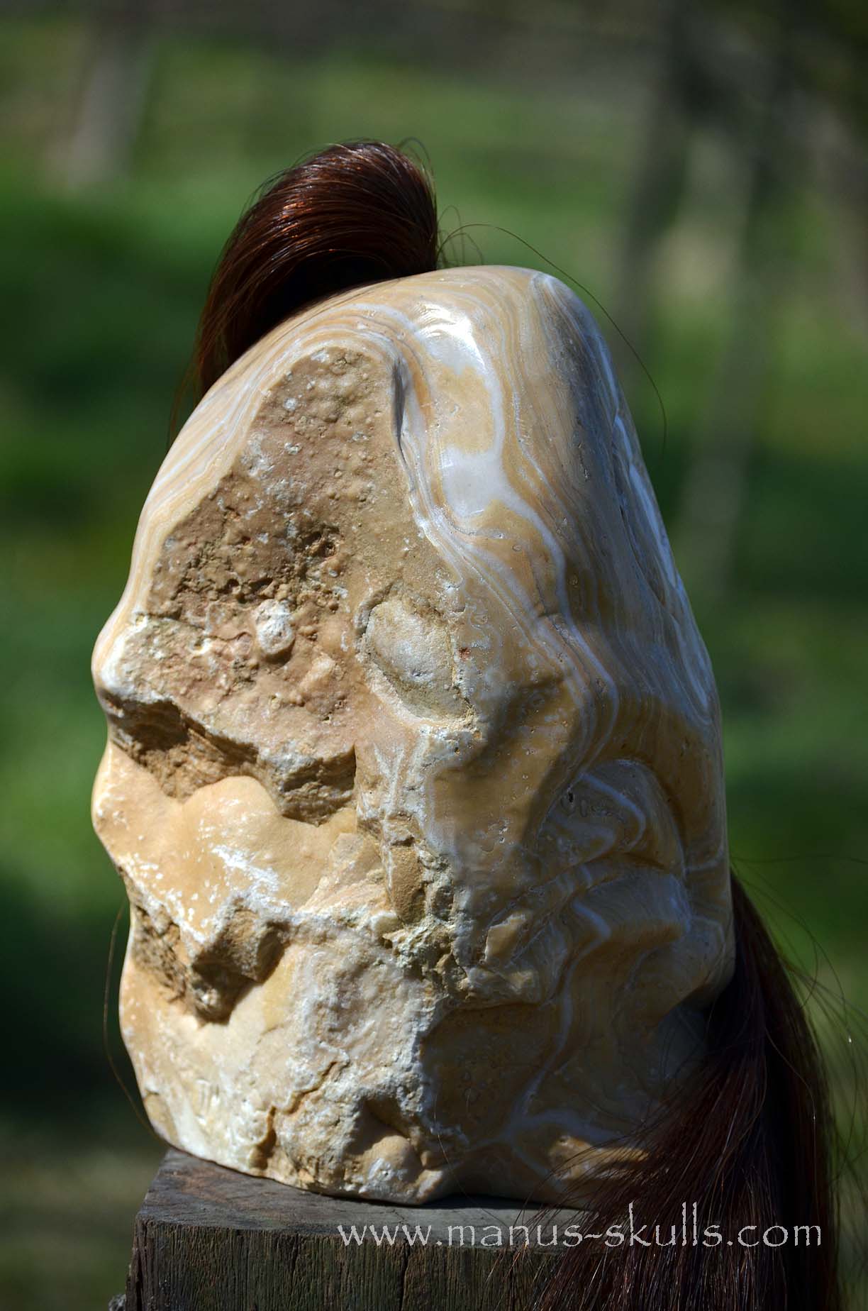 White Aragonite Tribe Statue #004