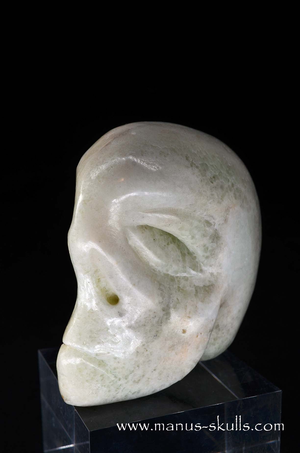 Visokalcite Skull Face (7 Minerals from Pyramids of Bosnia-Herzegovina)