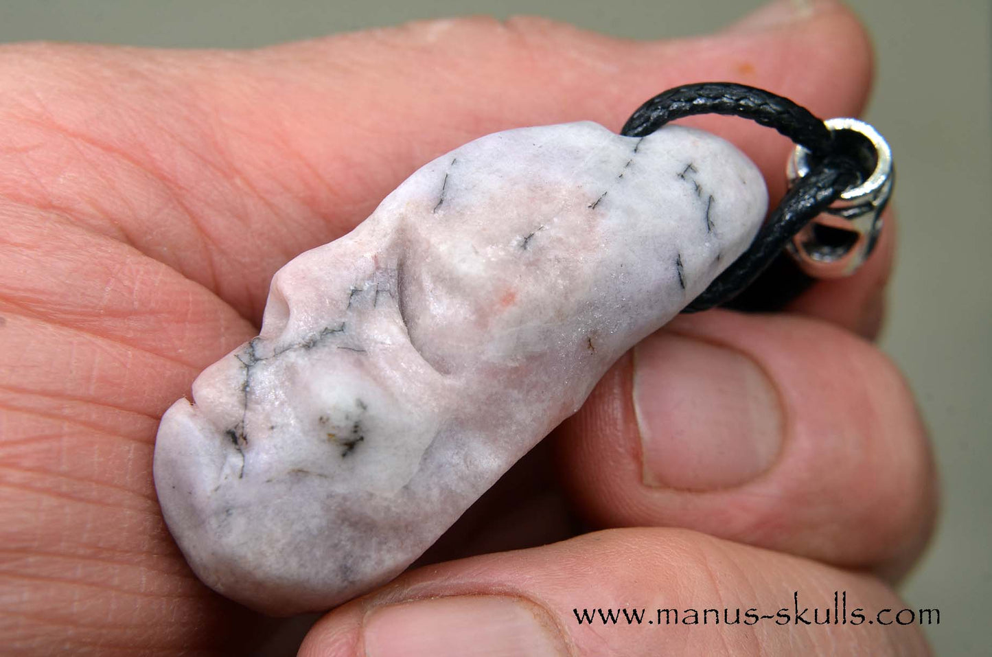 Petalite Face Pendant