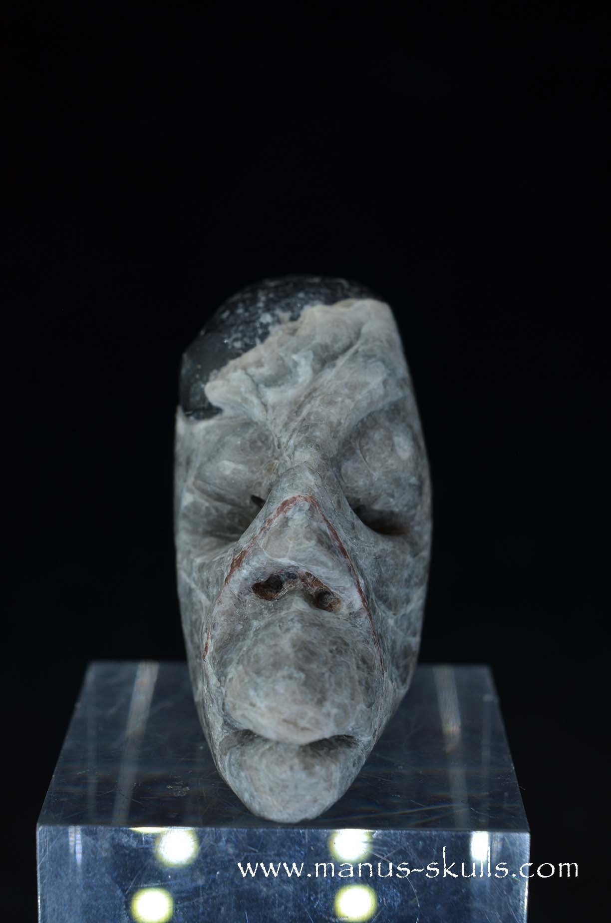 Manus skulls unique Crystal Carvings handmade skulls dragons pendants preseli bluestone tribals spiritual meaning wand Unicorn ..  apache tear obsidian