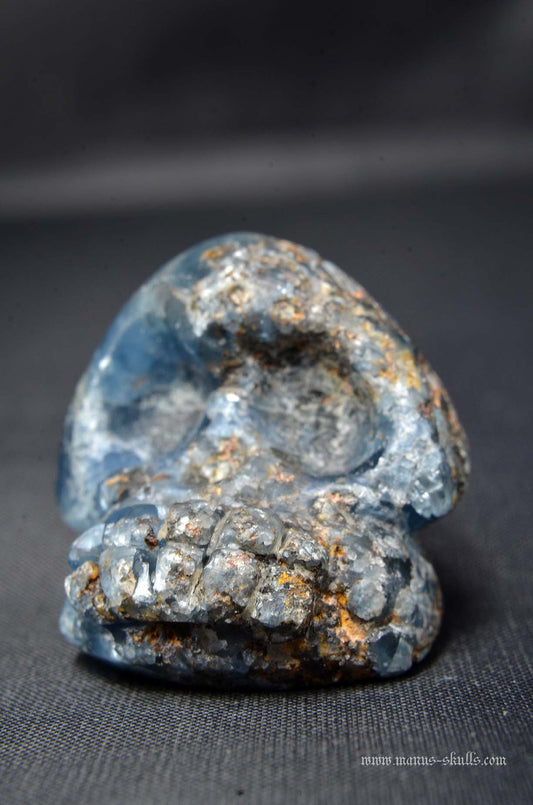 Manus skulls unique Crystal Carvings handmade skulls dragons pendants preseli bluestone tribals spiritual meaning wand Unicorn .. Blue Sapphire