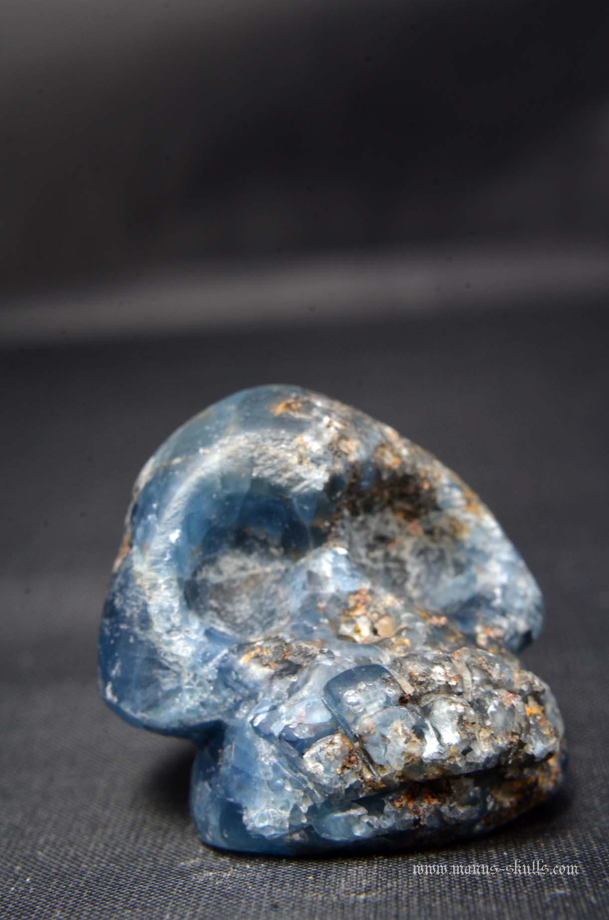 Manus skulls unique Crystal Carvings handmade skulls dragons pendants preseli bluestone tribals spiritual meaning wand Unicorn .. Blue Sapphire