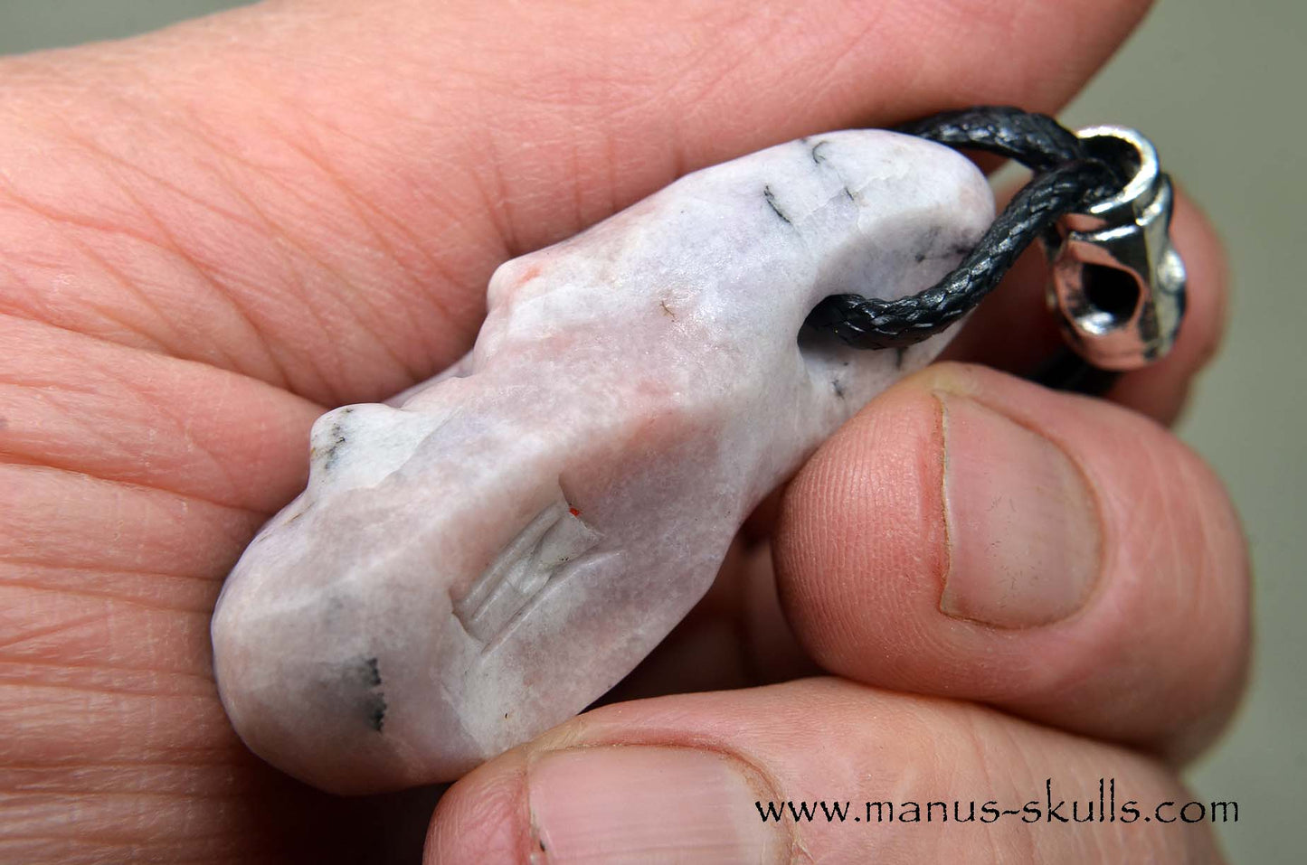 Petalite Face Pendant
