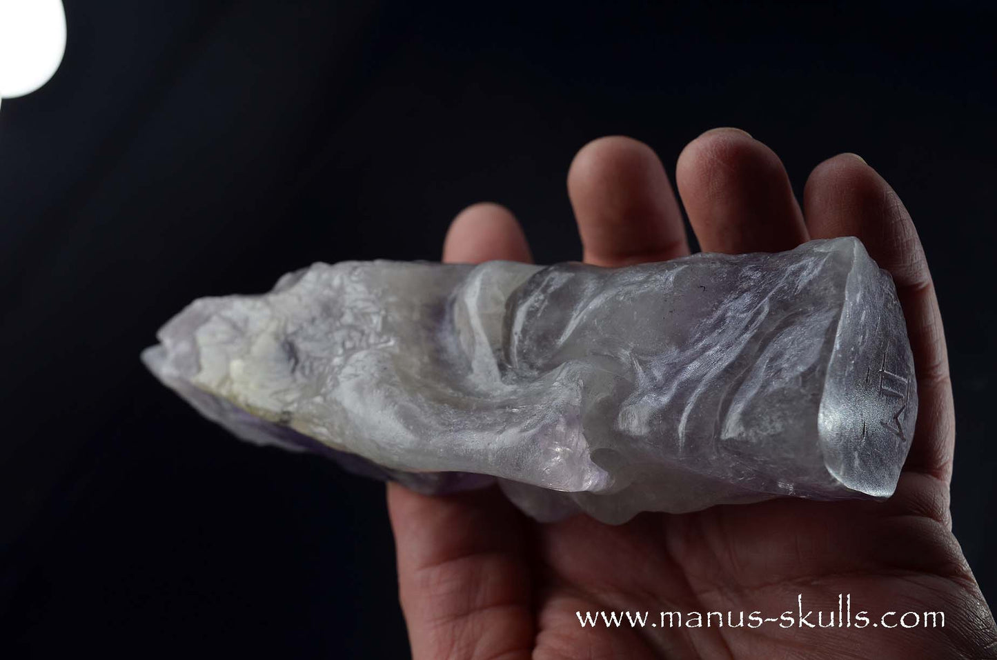 Phantom Amethyst Tribal Skull face