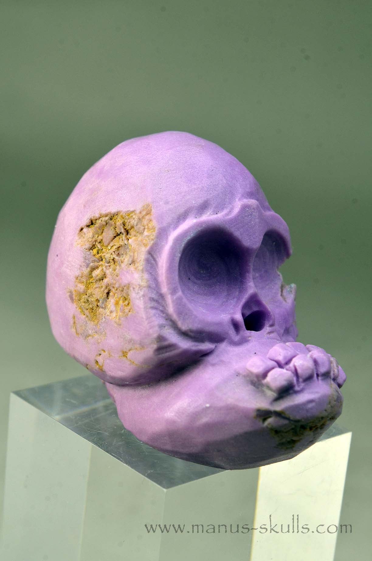 Phosphosiderite Evolian Skull #10