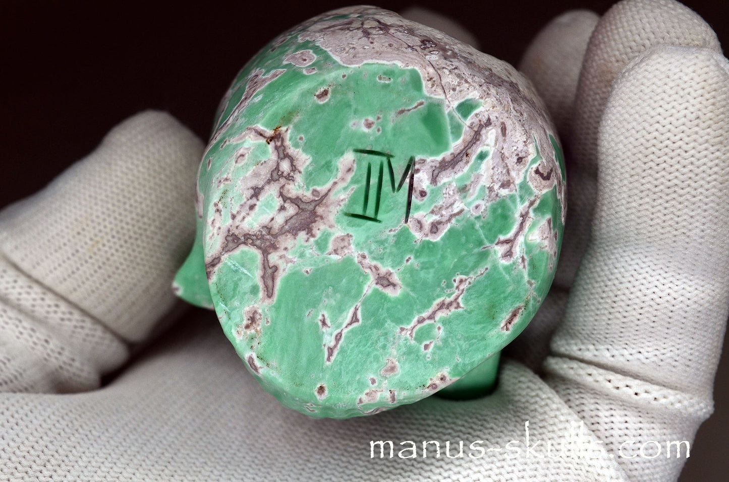 Variscite Skull
