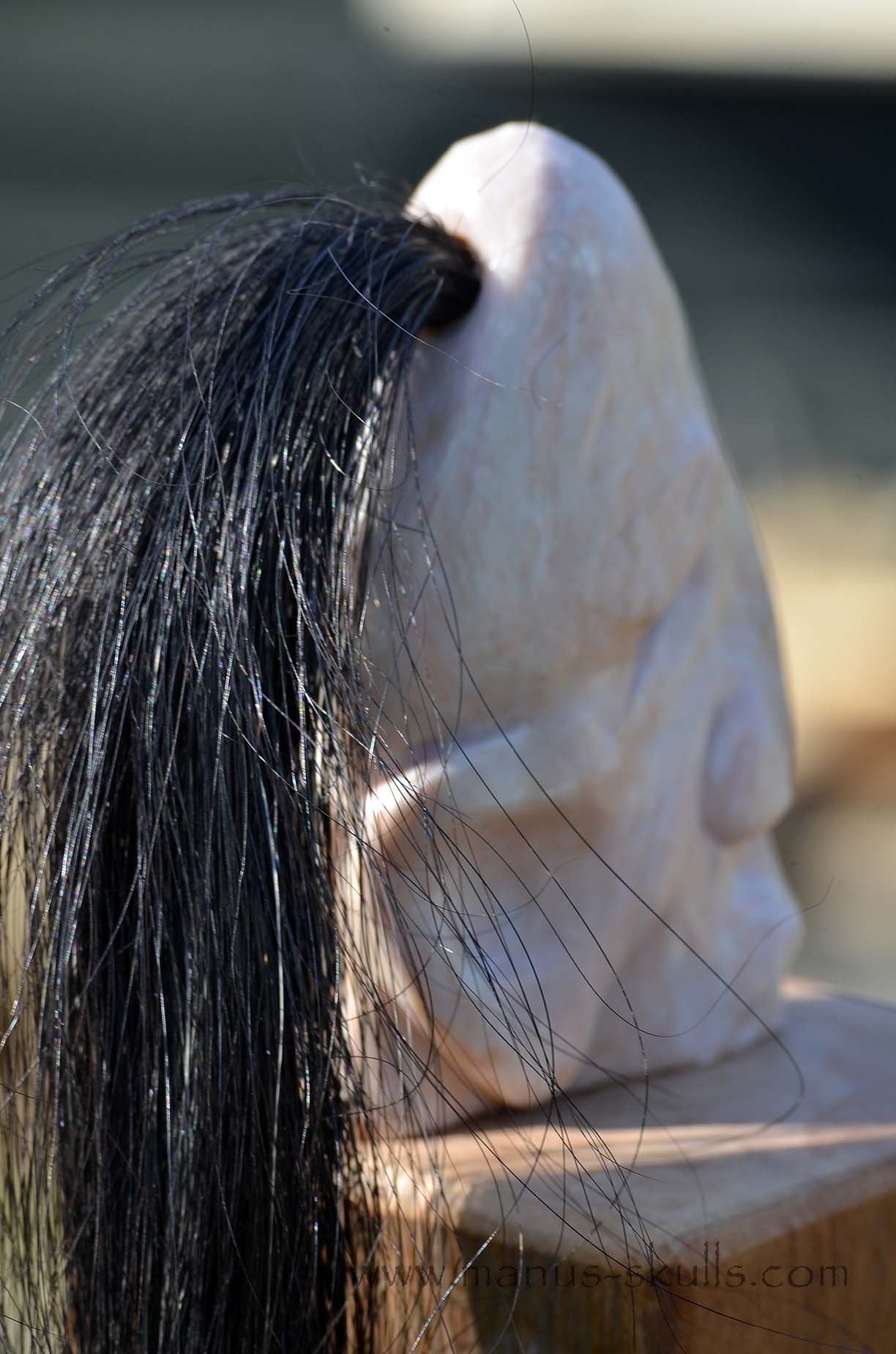 Pink Steatite Tribal Skull #032