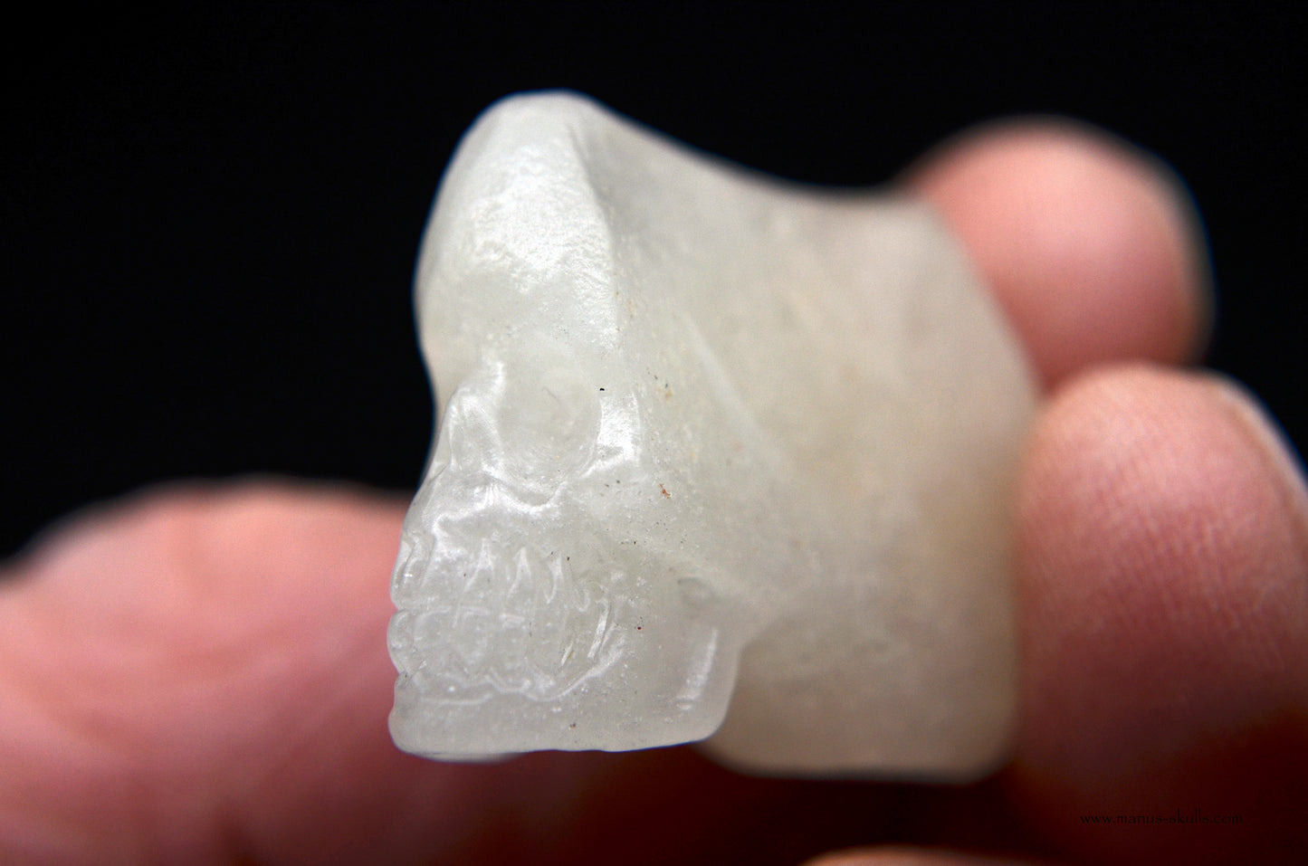 Libyan Desert Glass Manus SKULL
