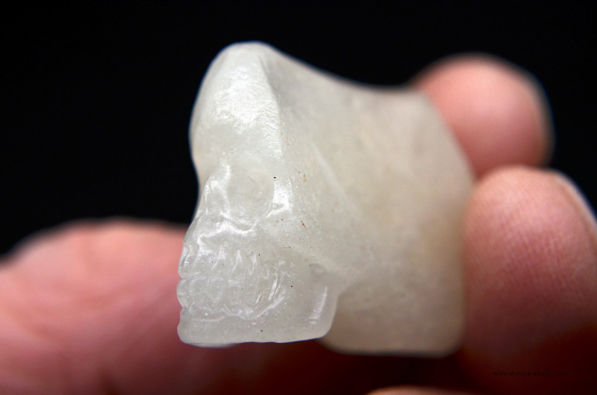 Libyan Desert Glass Manus SKULL