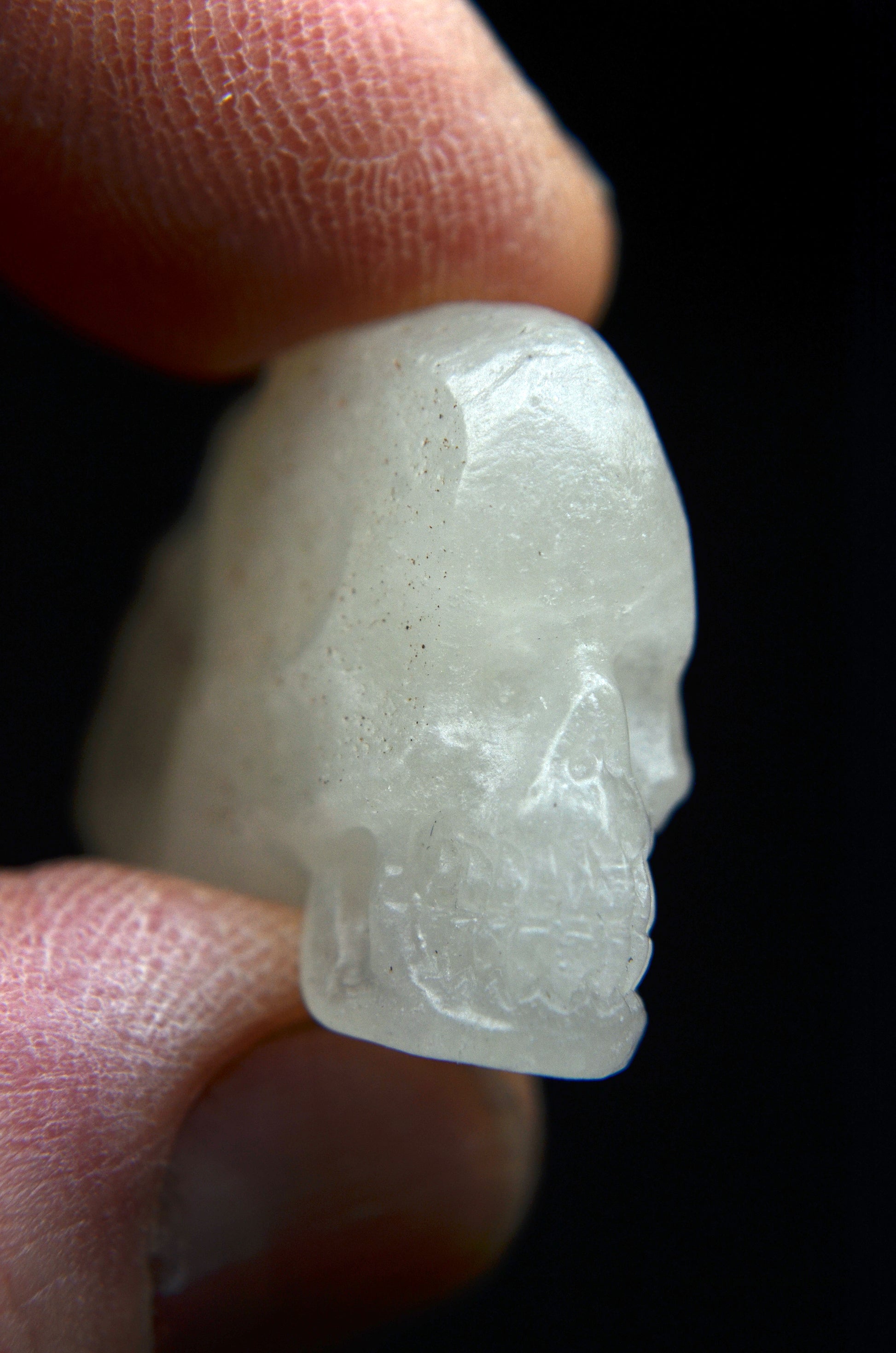 Libyan Desert Glass Manus SKULL