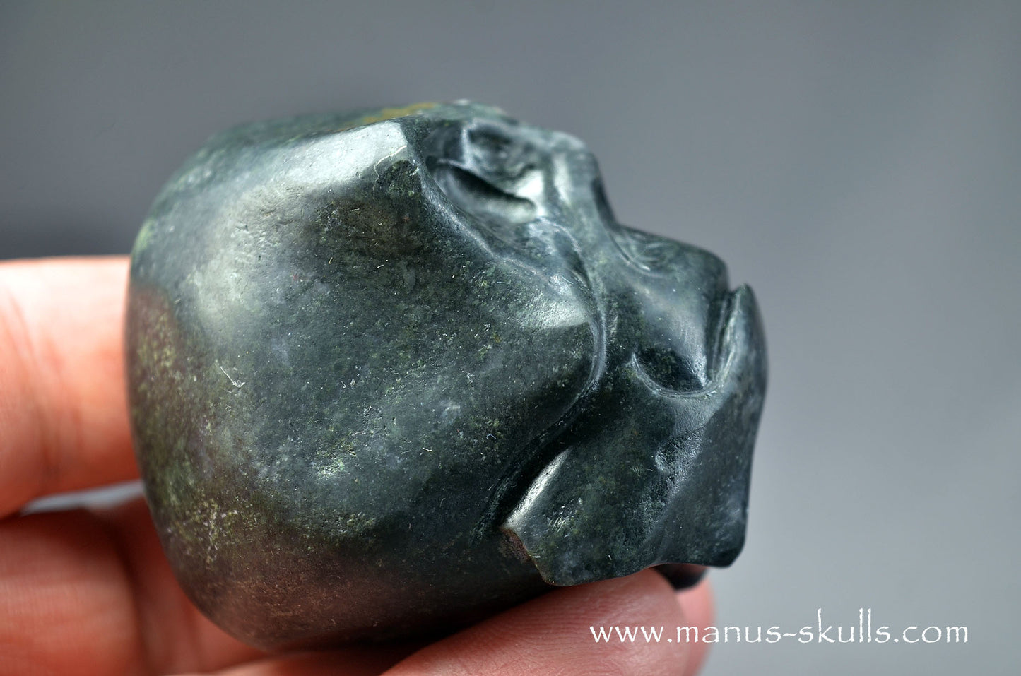 Marcasite Skull Face