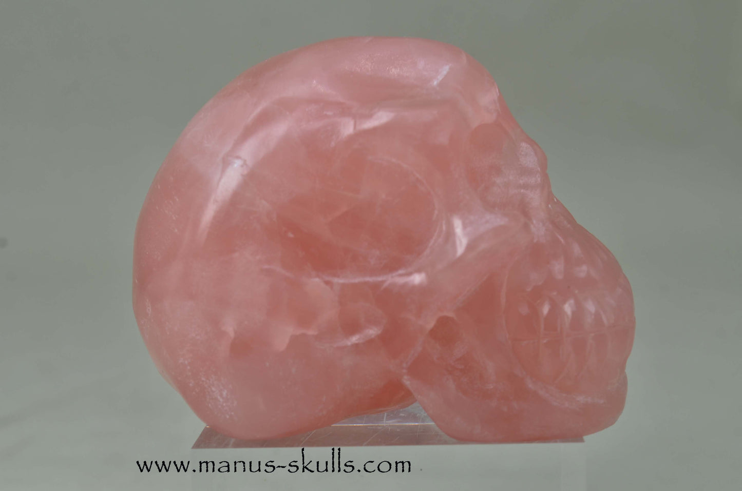 Rose Quartz Skull