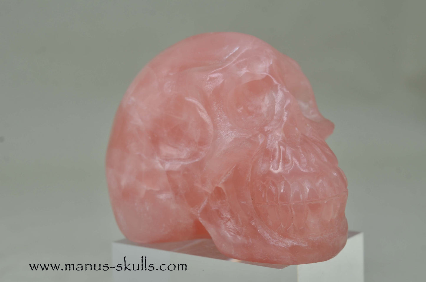 Rose Quartz Skull