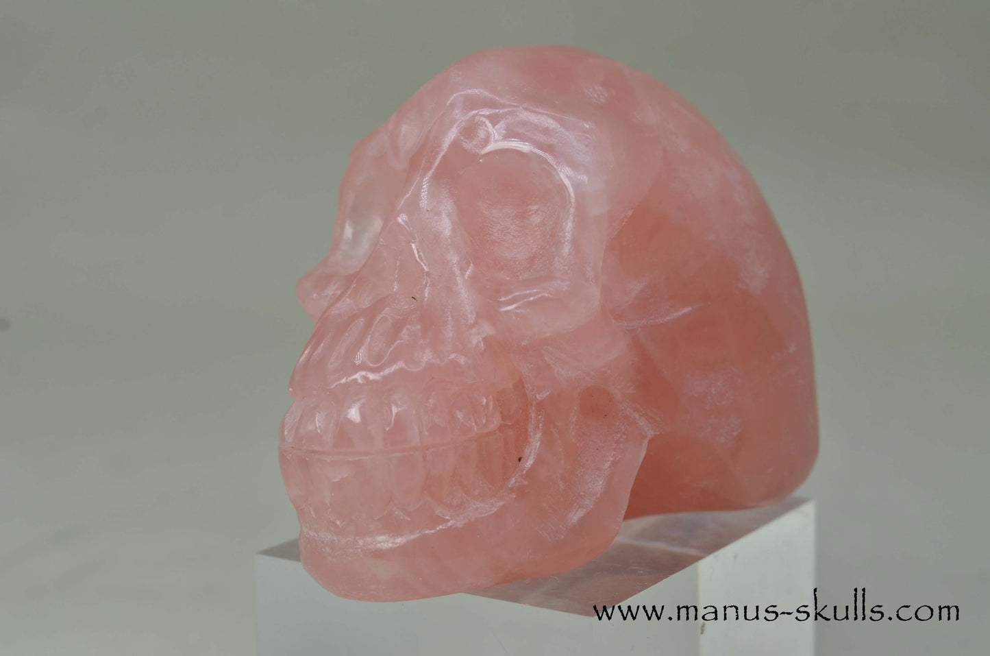 Rose Quartz Skull