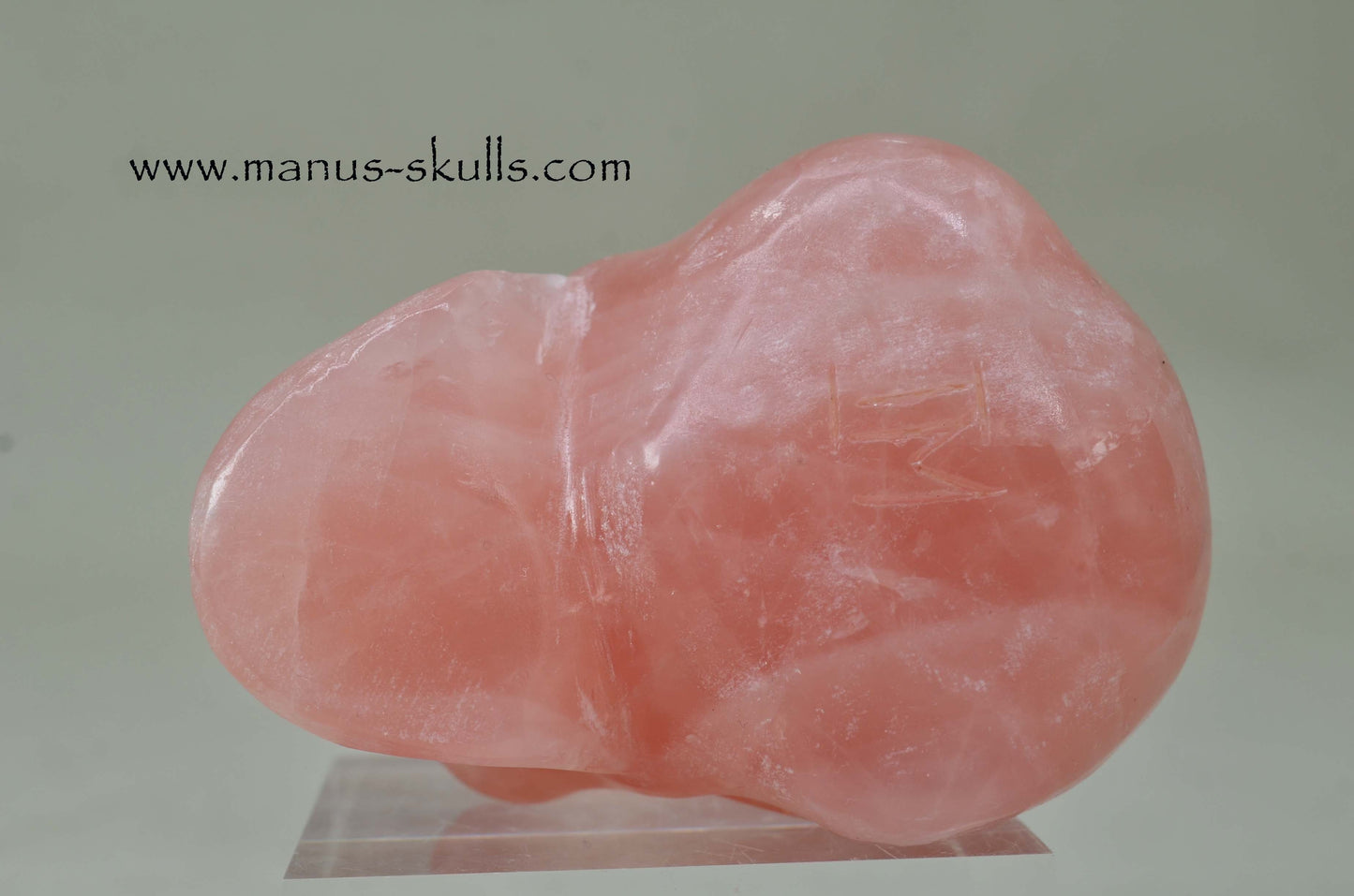 Rose Quartz Skull