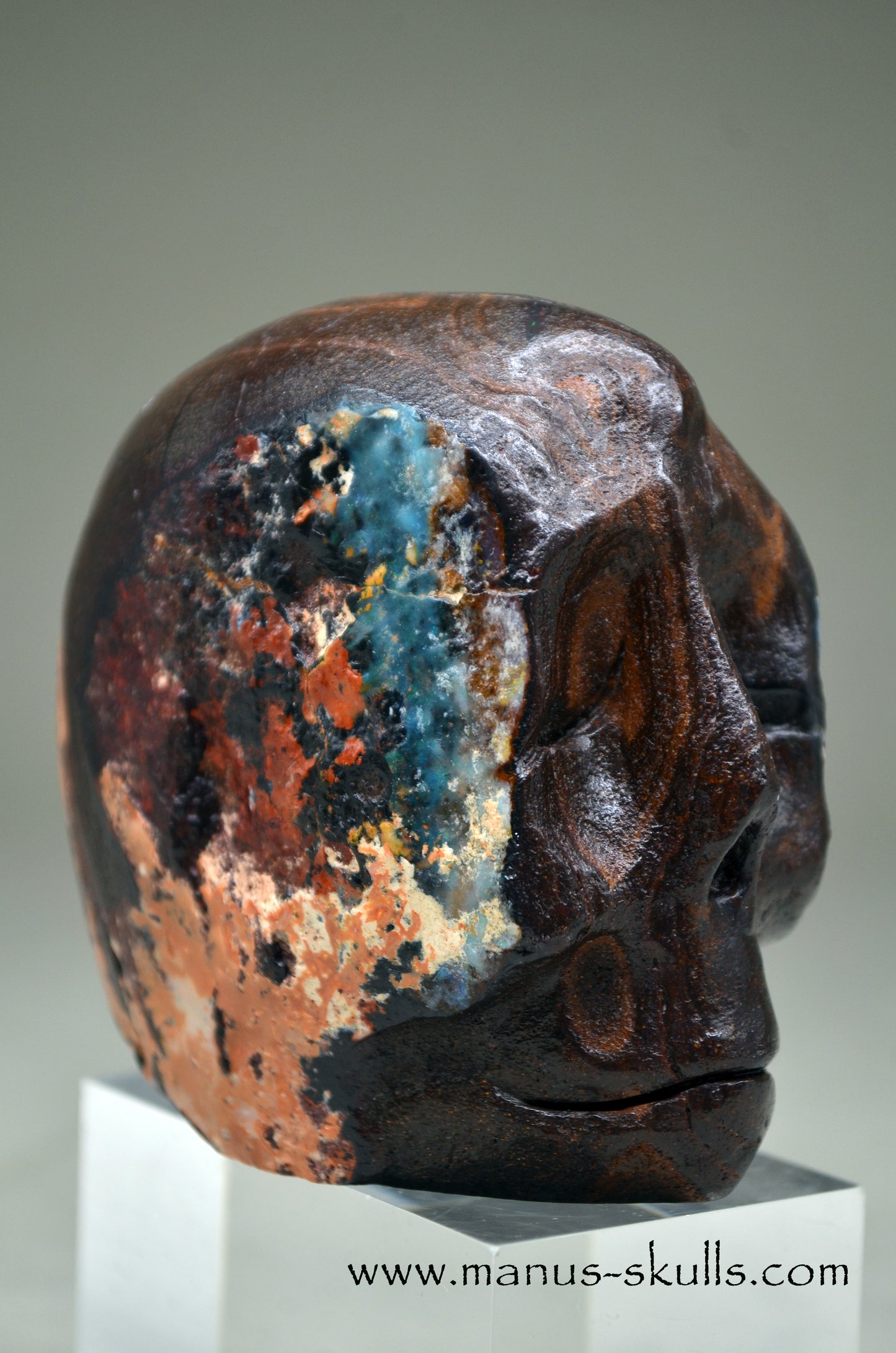 Manus Boulder Opal Skull