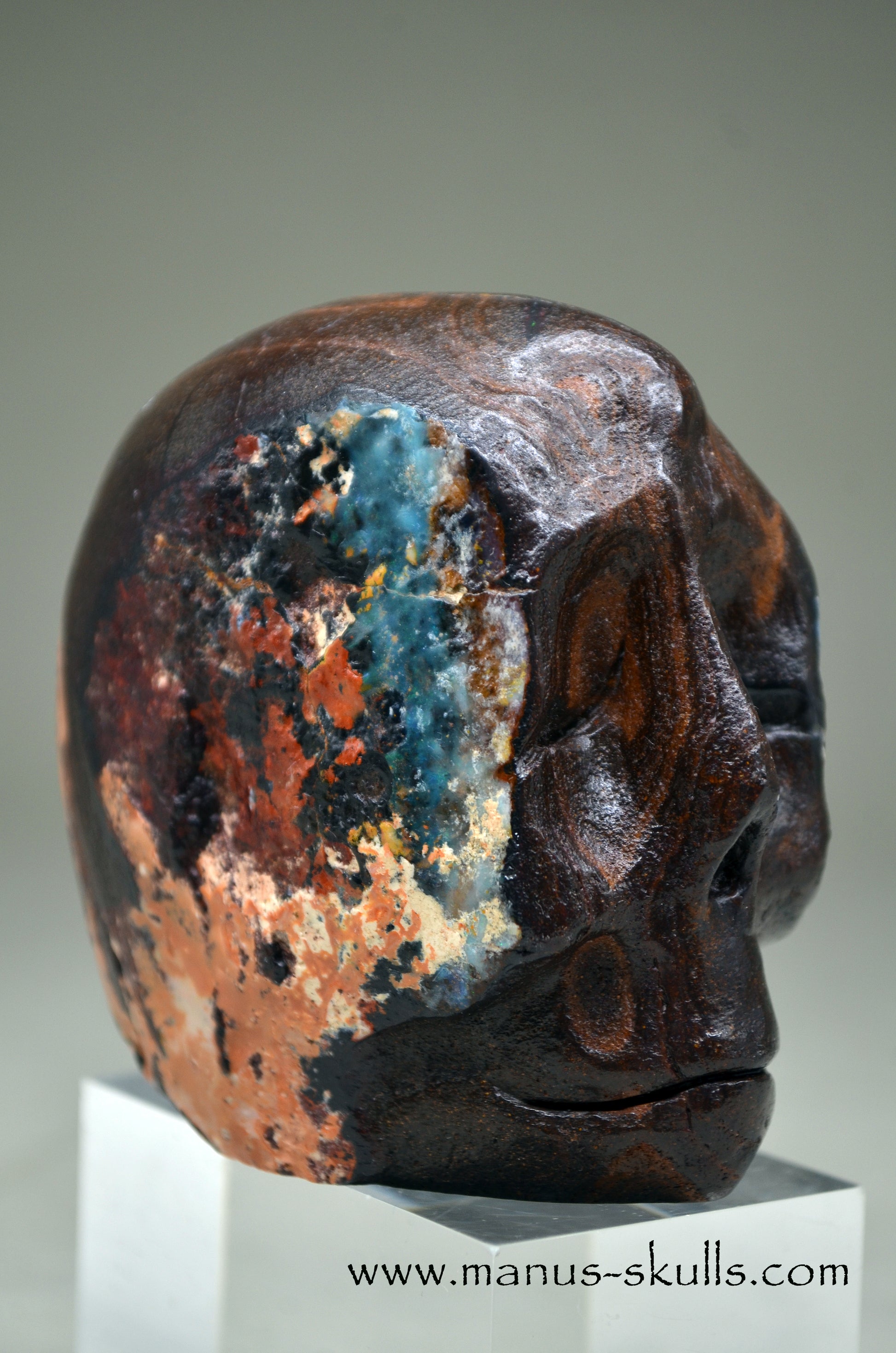 Manus Boulder Opal Skull