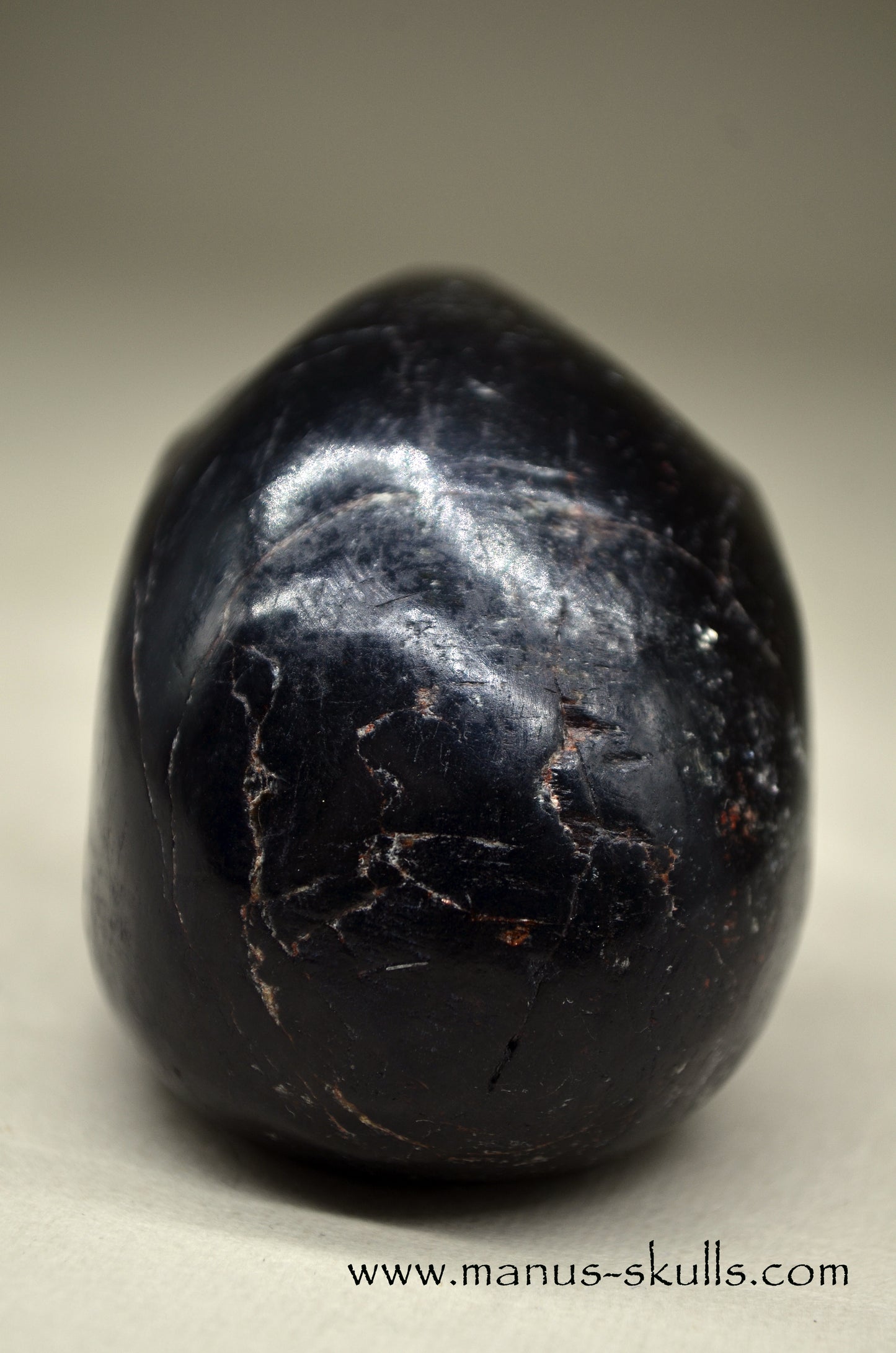 Black Tourmaline Skull