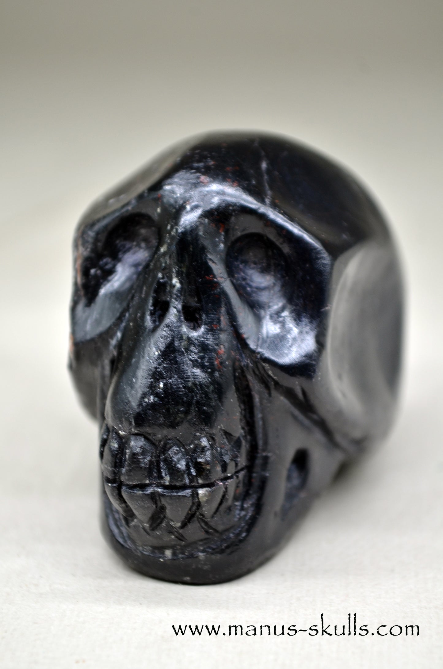 Black Tourmaline Skull