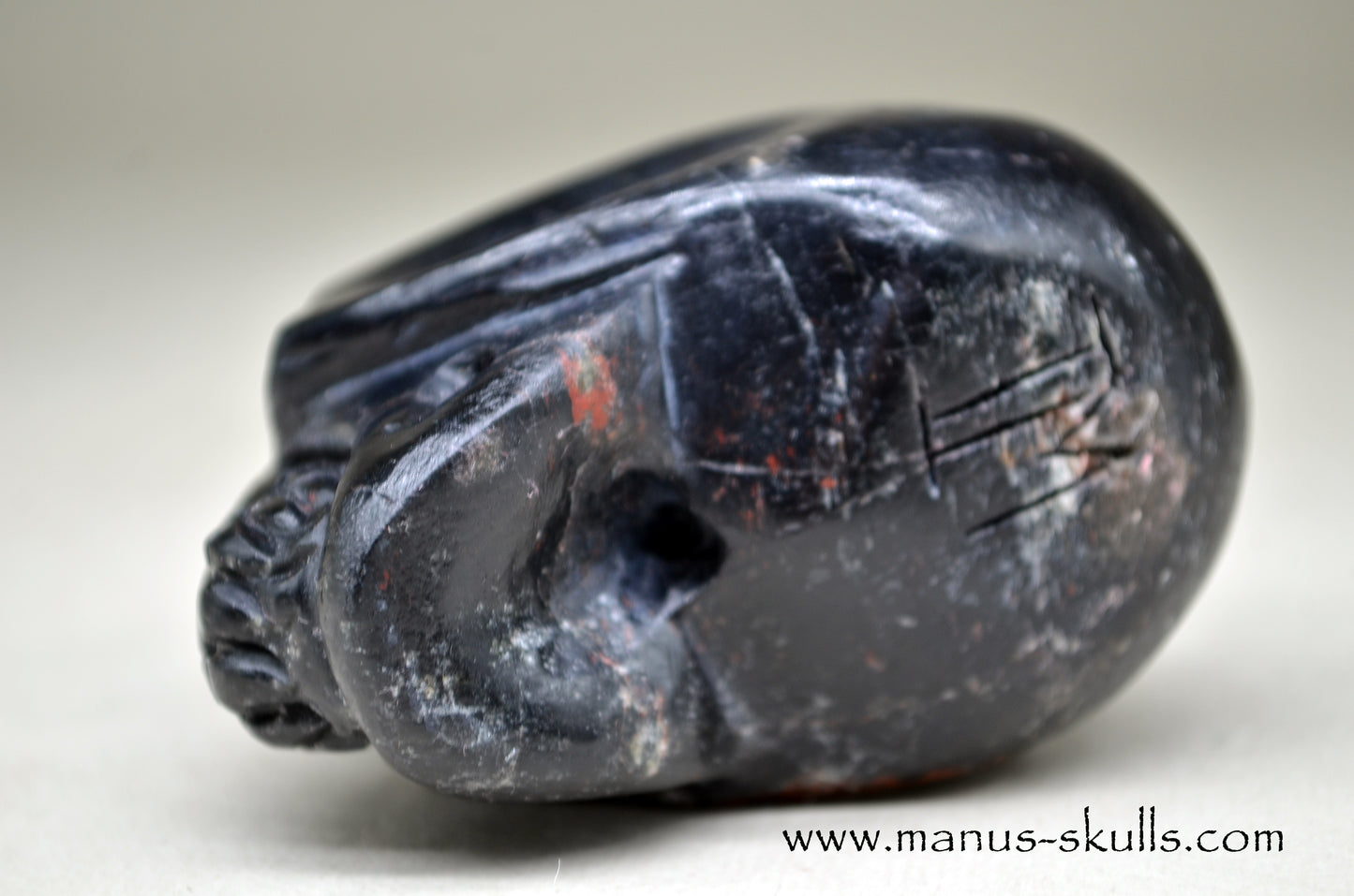 Black Tourmaline Skull