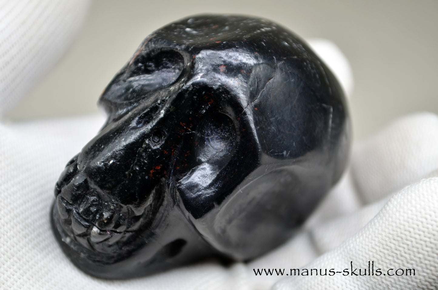 Black Tourmaline Skull