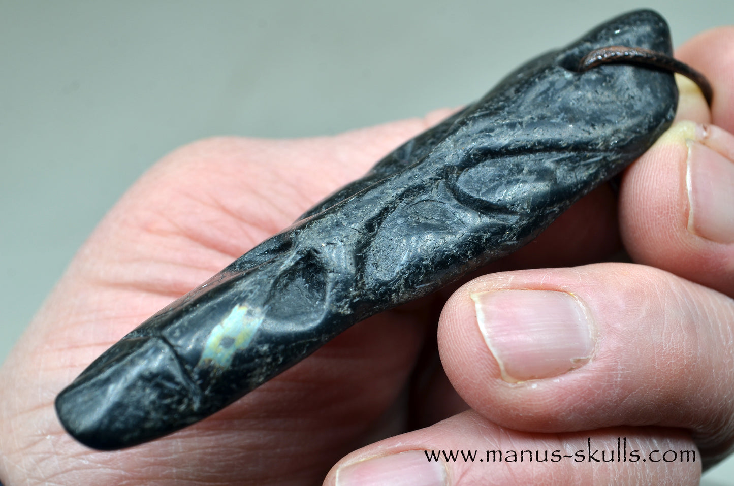 NUUMMITE PENDANT with Libyan Desert Glass slide bead