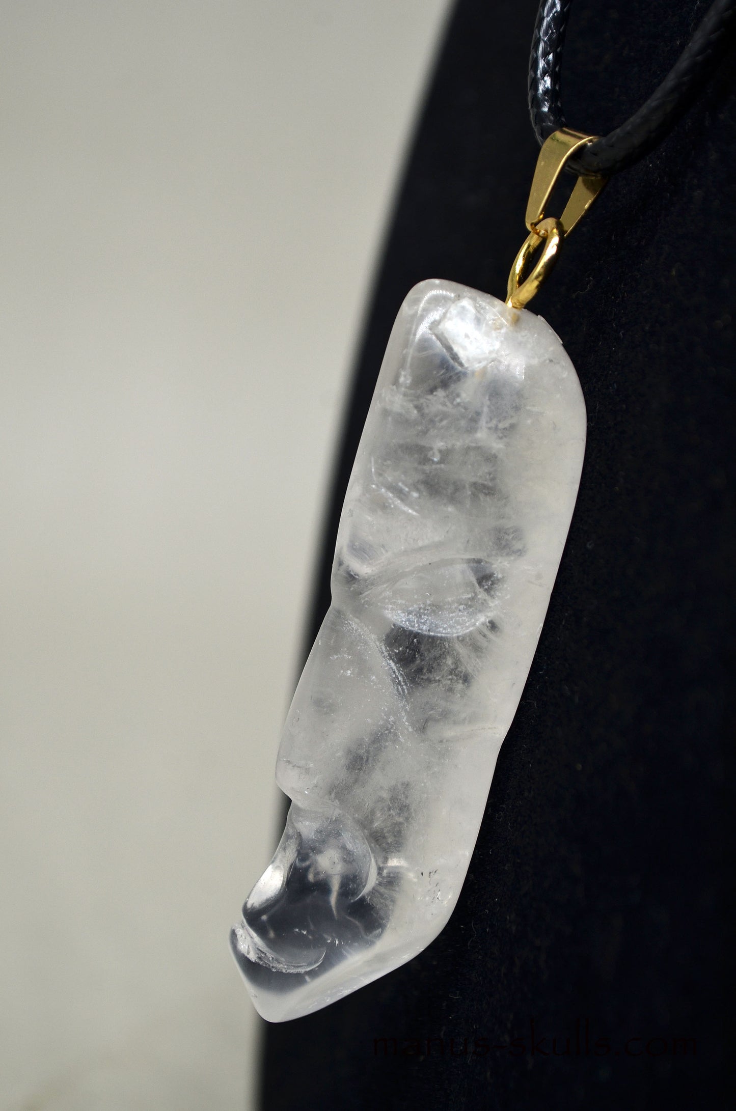 Clear Mountain Quartz Pendant.
