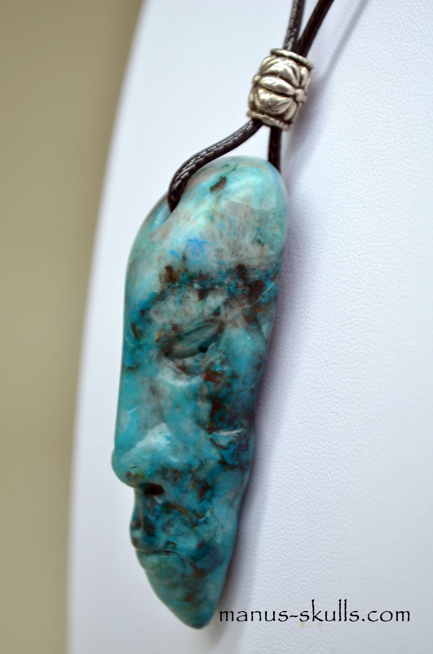 Shattuckite Tribal Pendant
