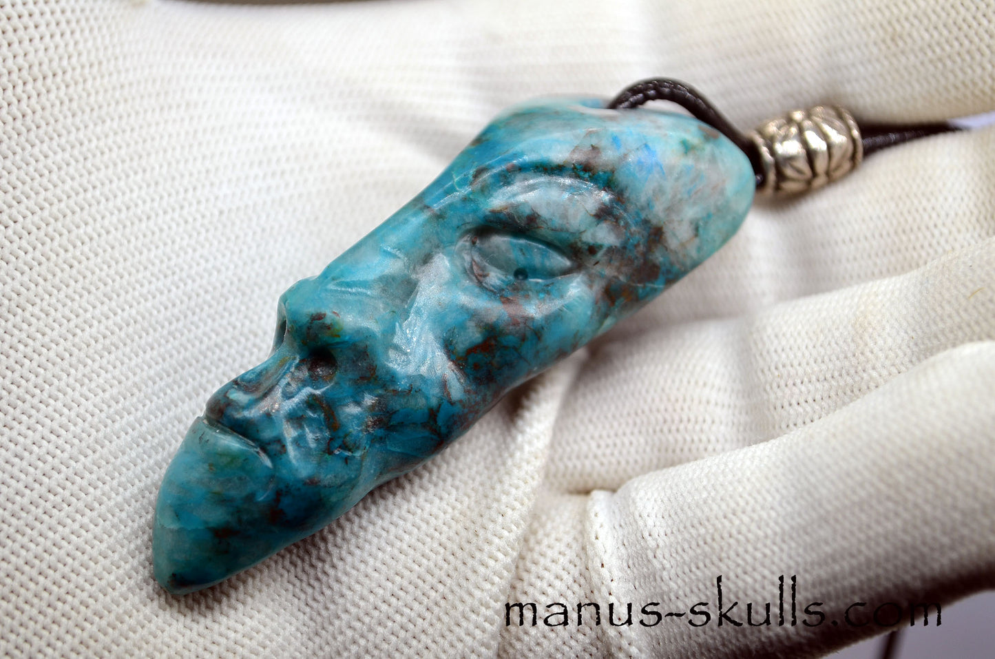 Shattuckite Tribal Pendant