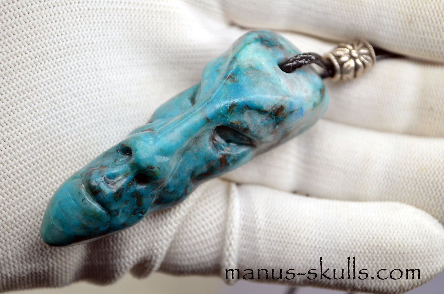 Shattuckite Tribal Pendant