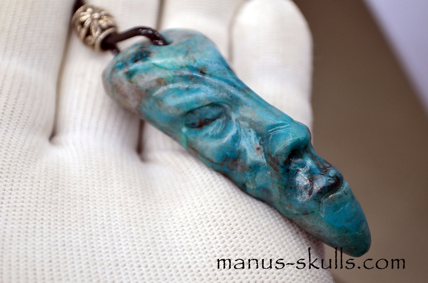 Shattuckite Tribal Pendant
