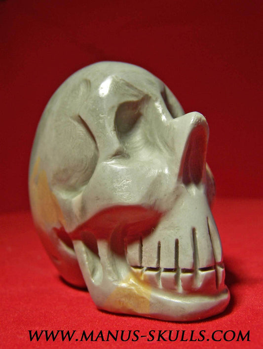 Polychrome Jasper Skull