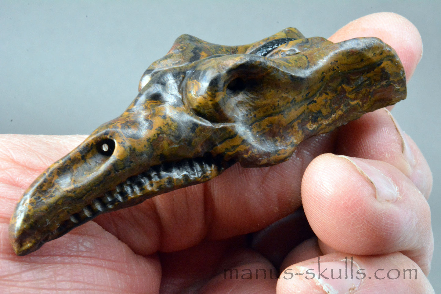 Stromatolite Dragon Pendant