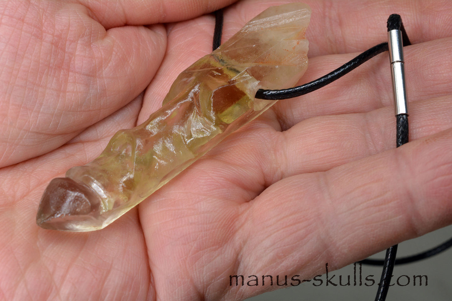 Citrine Tribal Pendant