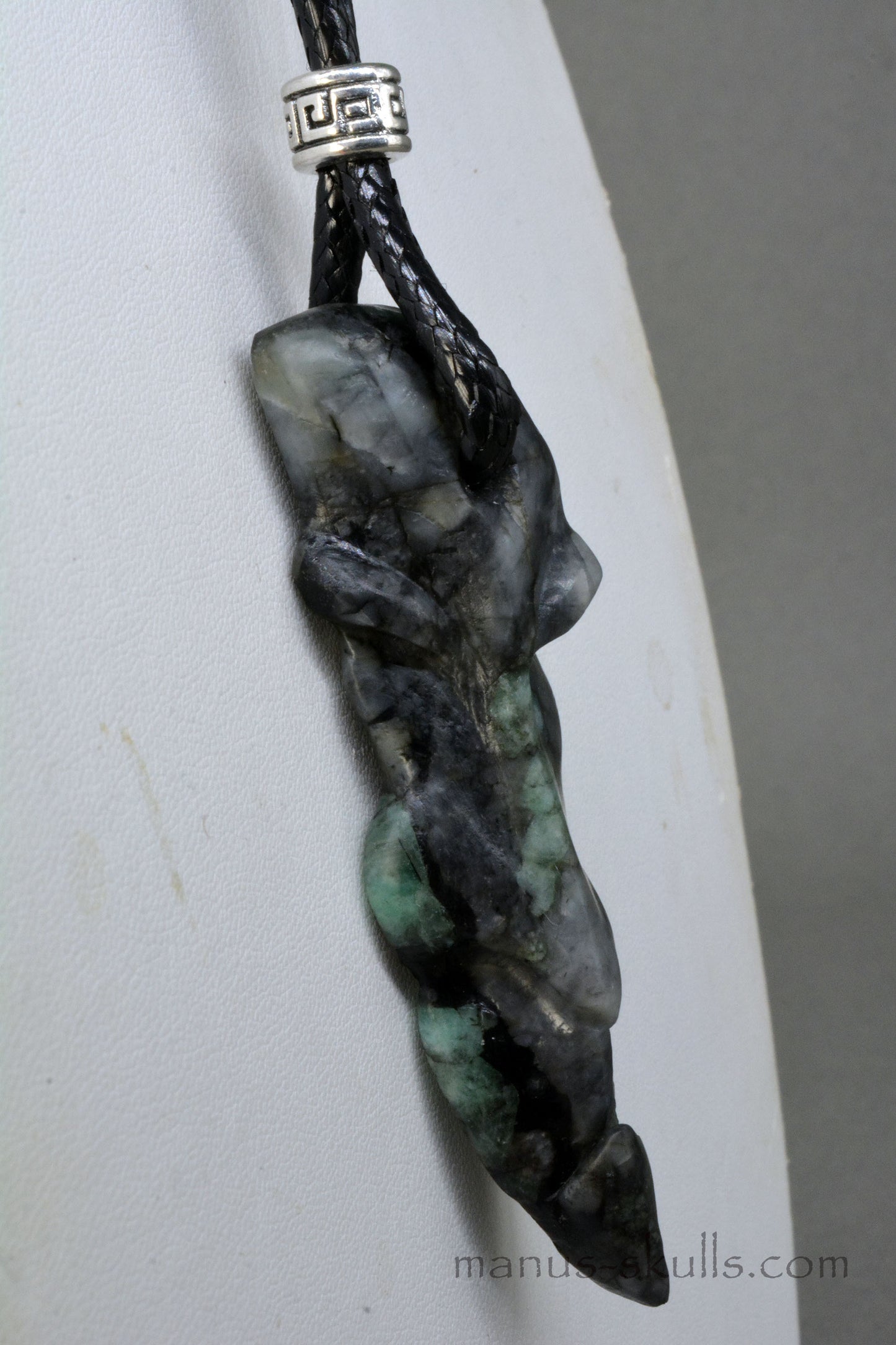 Emerald in Matrix Pendant