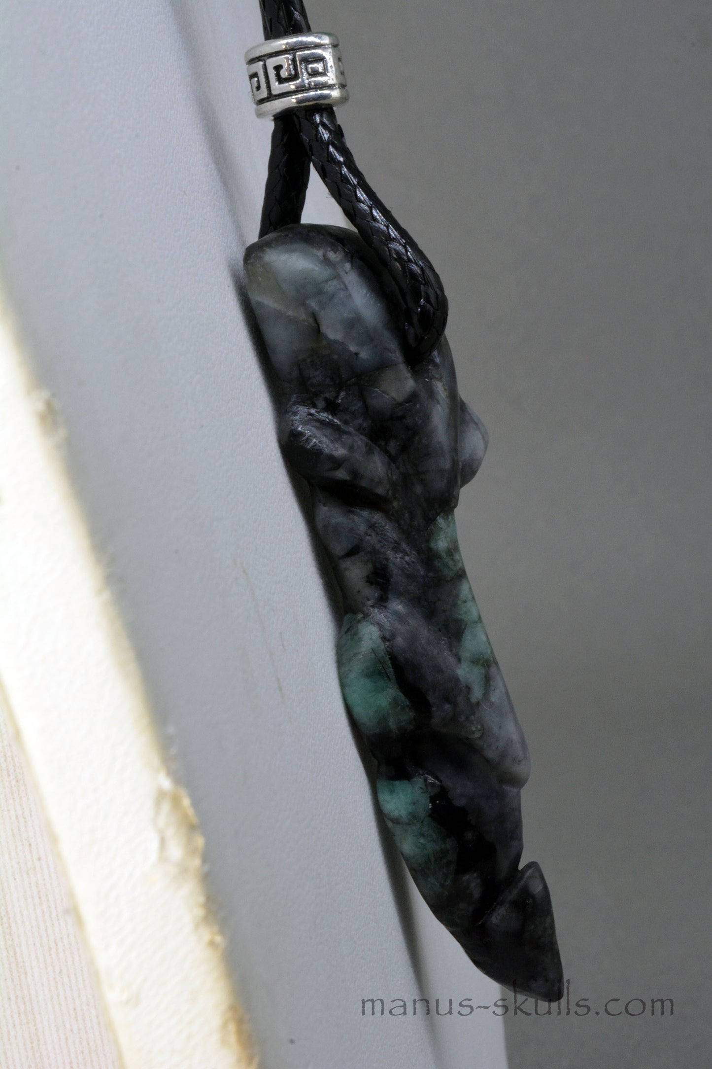 Emerald in Matrix Pendant