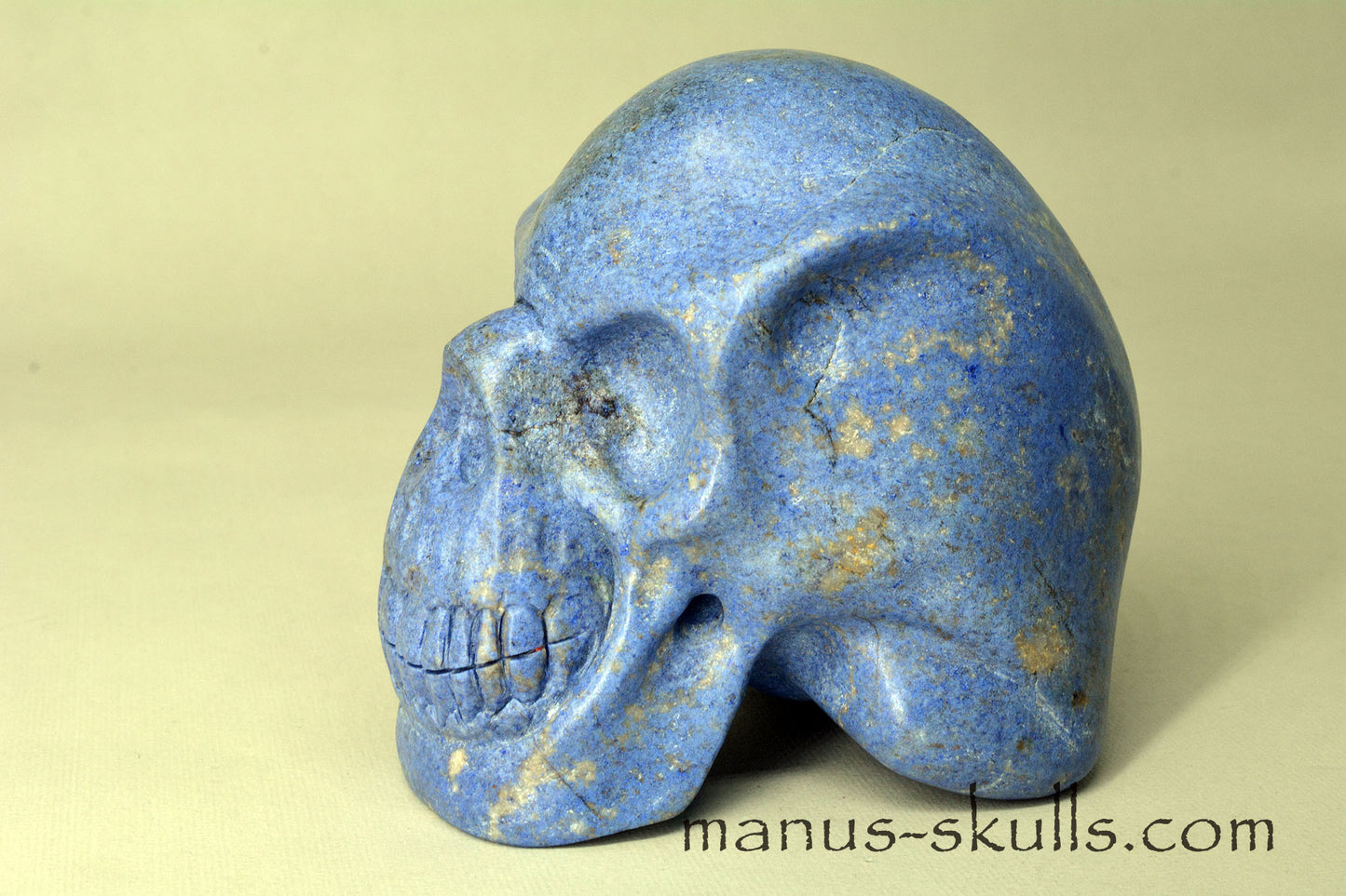 Large Dumortierite Skull