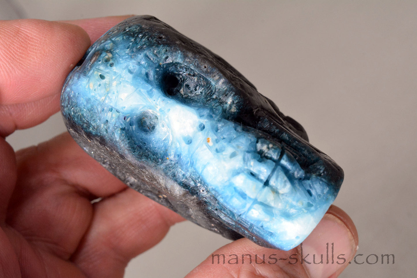 Glacierite ~ Blue Ice Skull