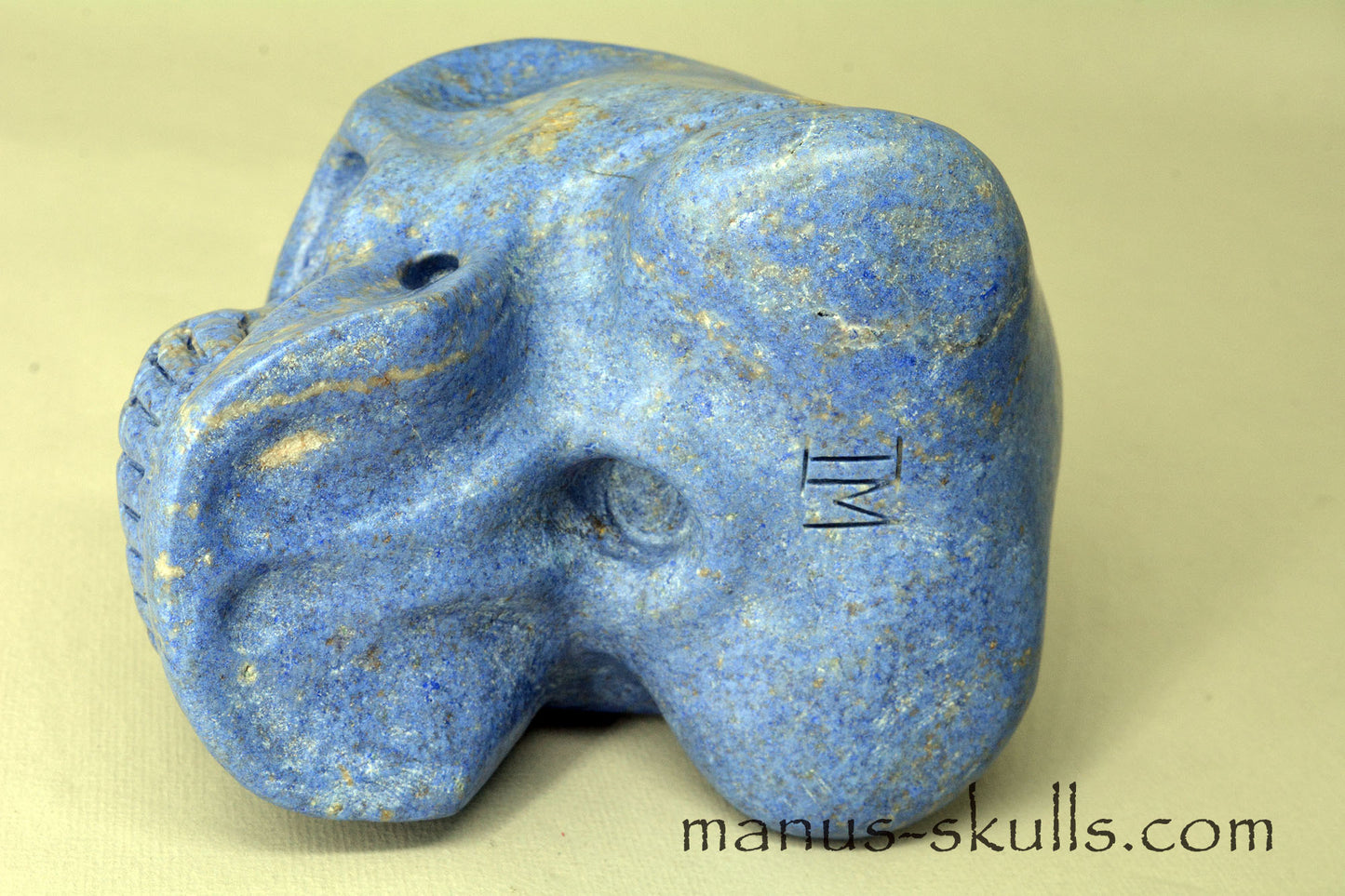 Large Dumortierite Skull