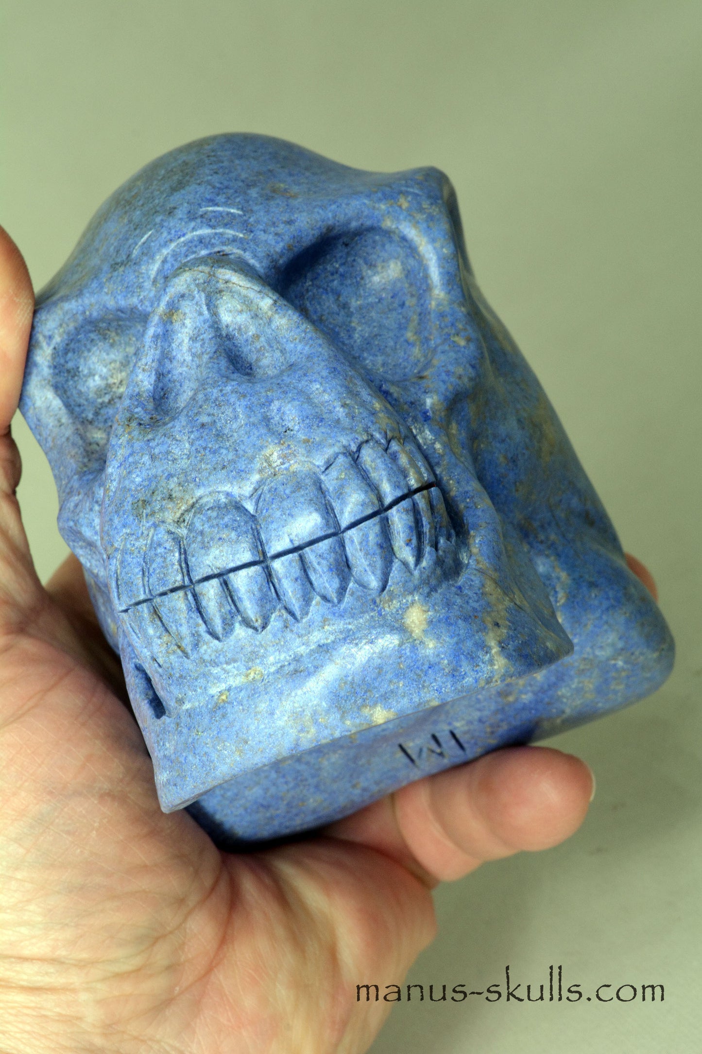 Large Dumortierite Skull