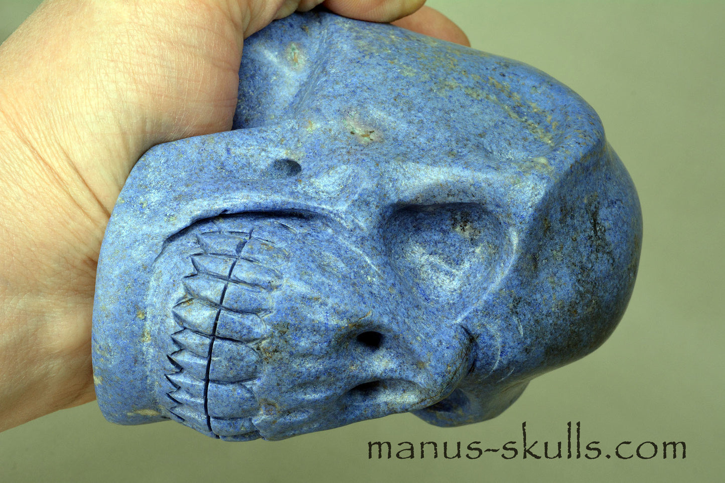 Large Dumortierite Skull