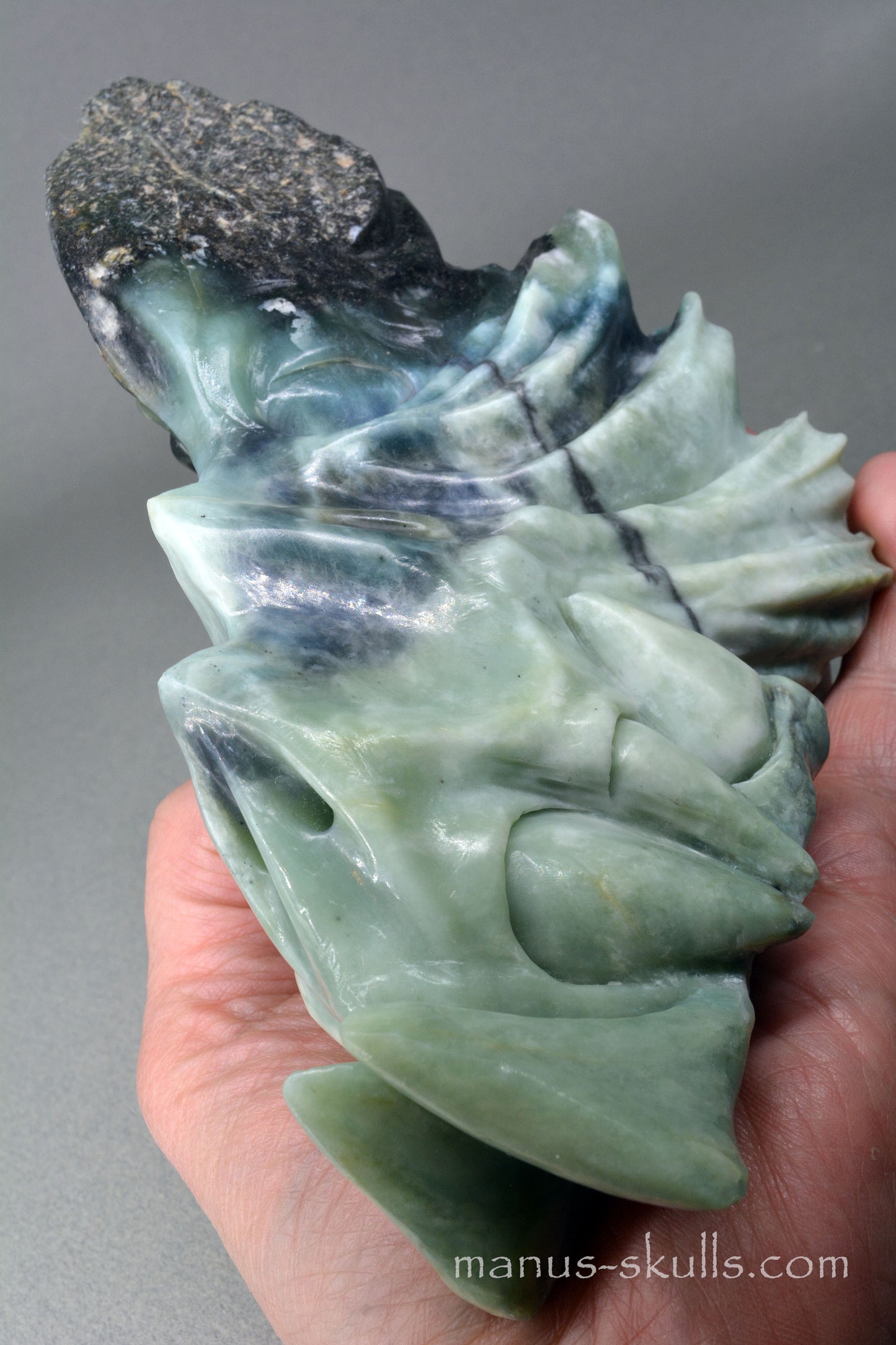 Large Myanmar Jade Dragon