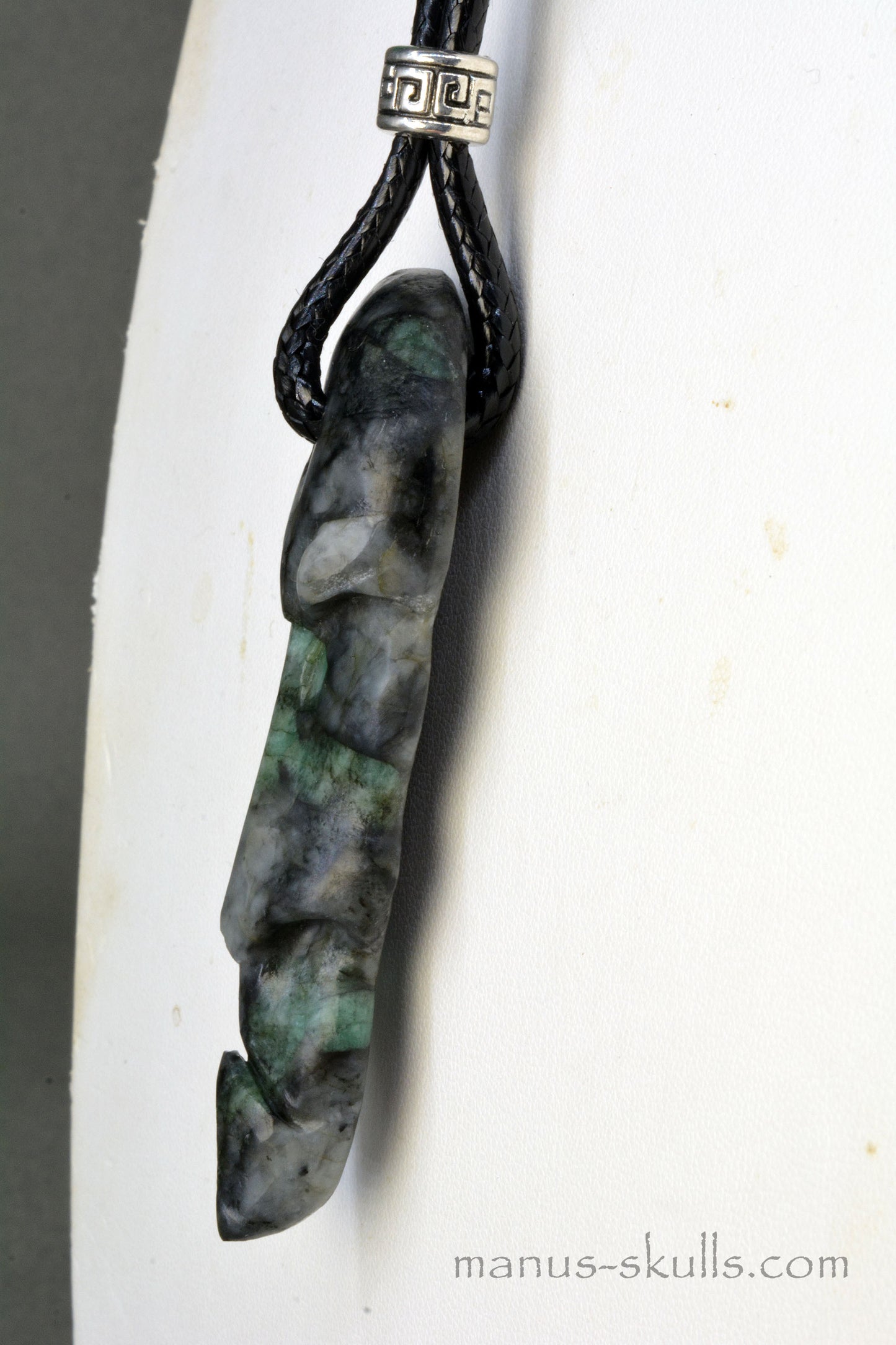 Emerald in Matrix Pendant