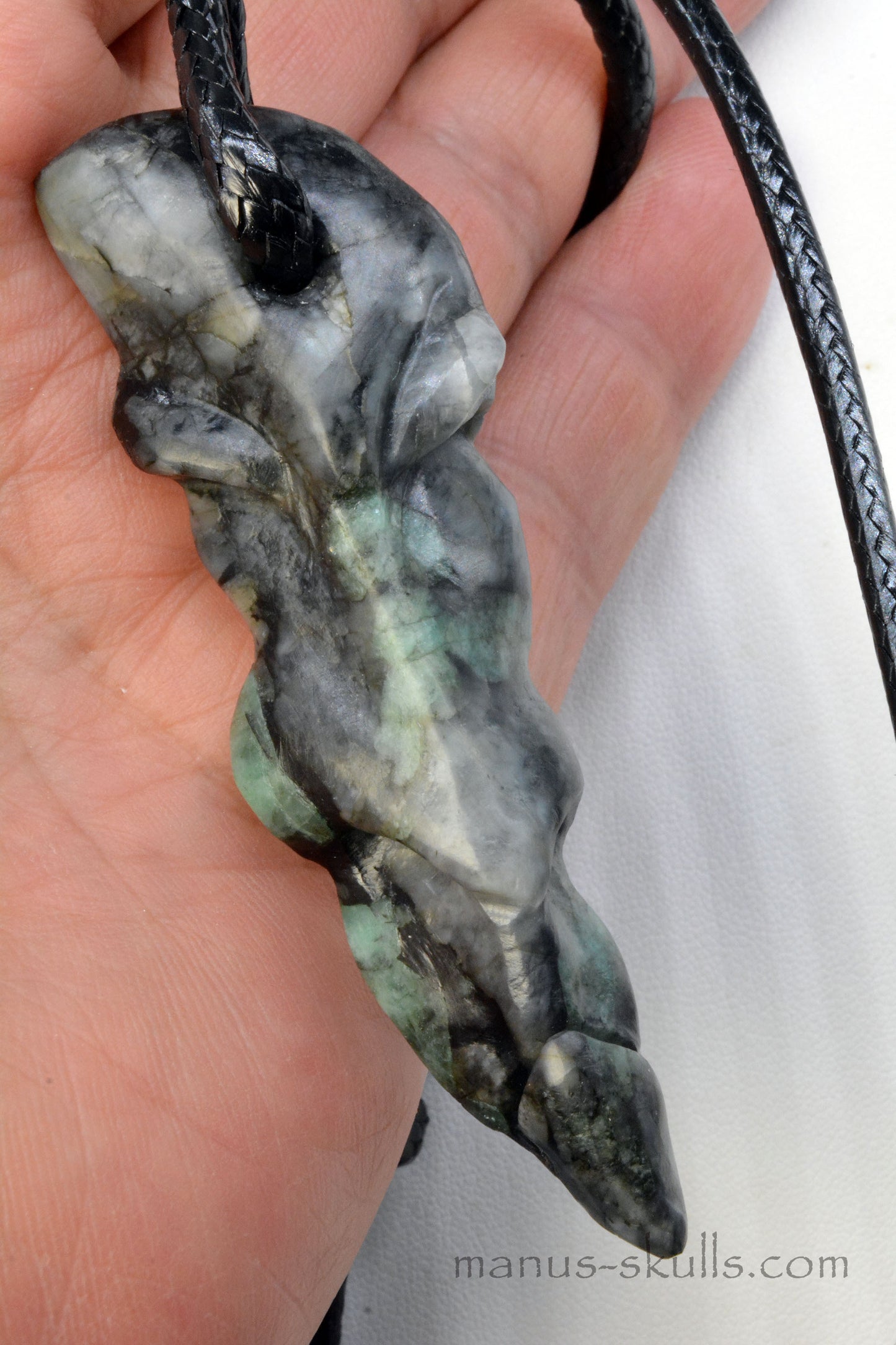 Emerald in Matrix Pendant