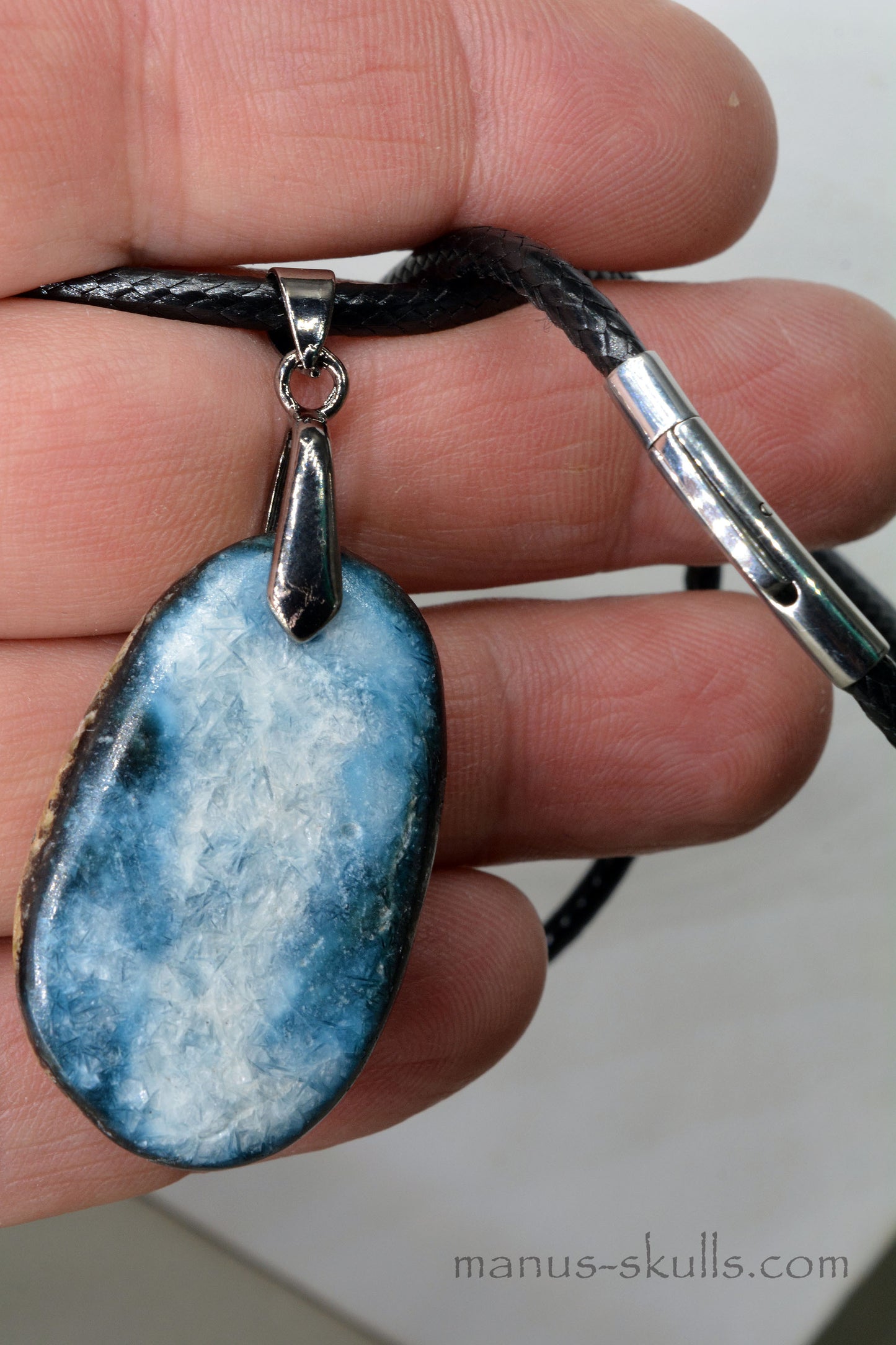 Glacierite ~ Blue Ice Pendant