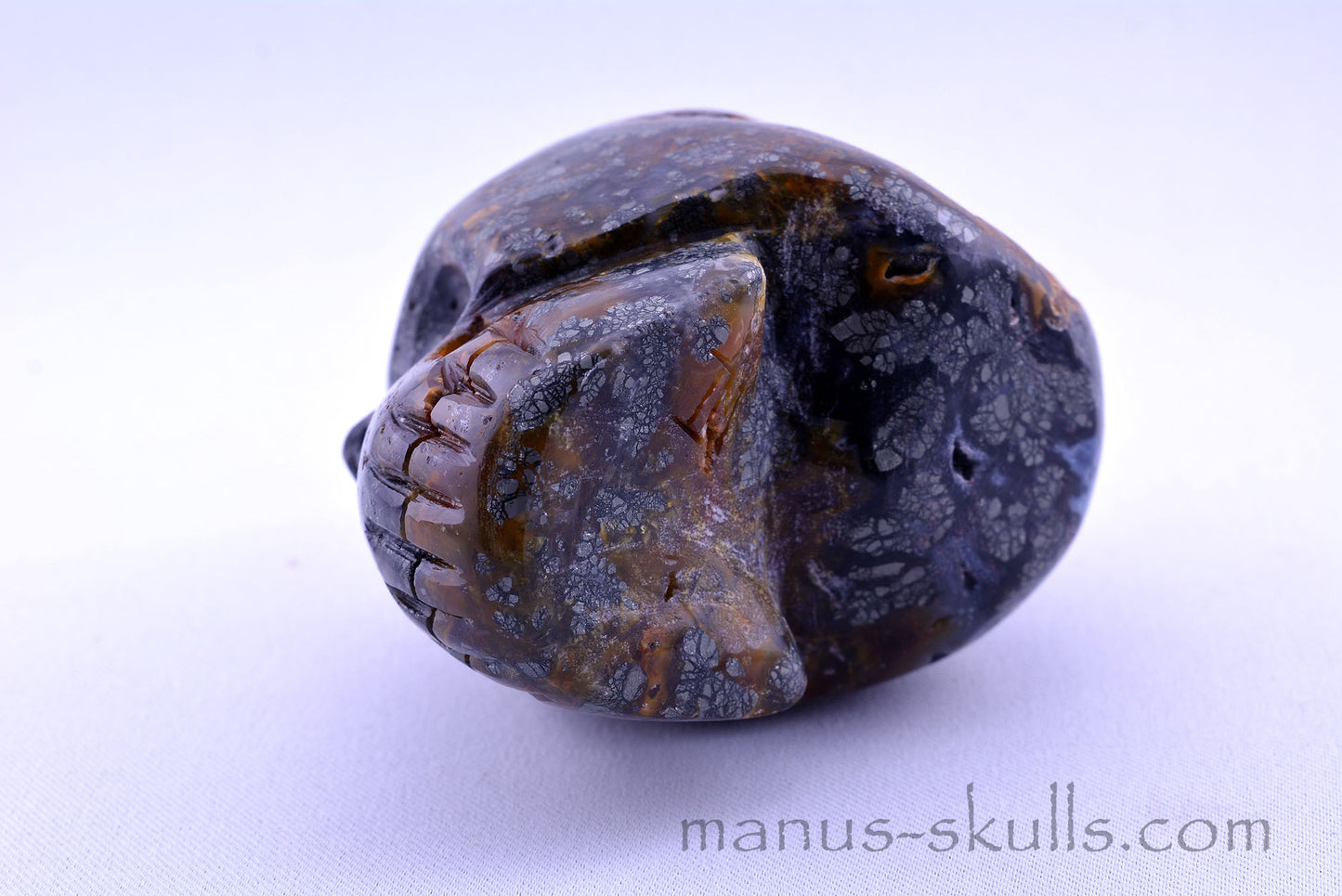 Marcasite / White IronPyrite Skull