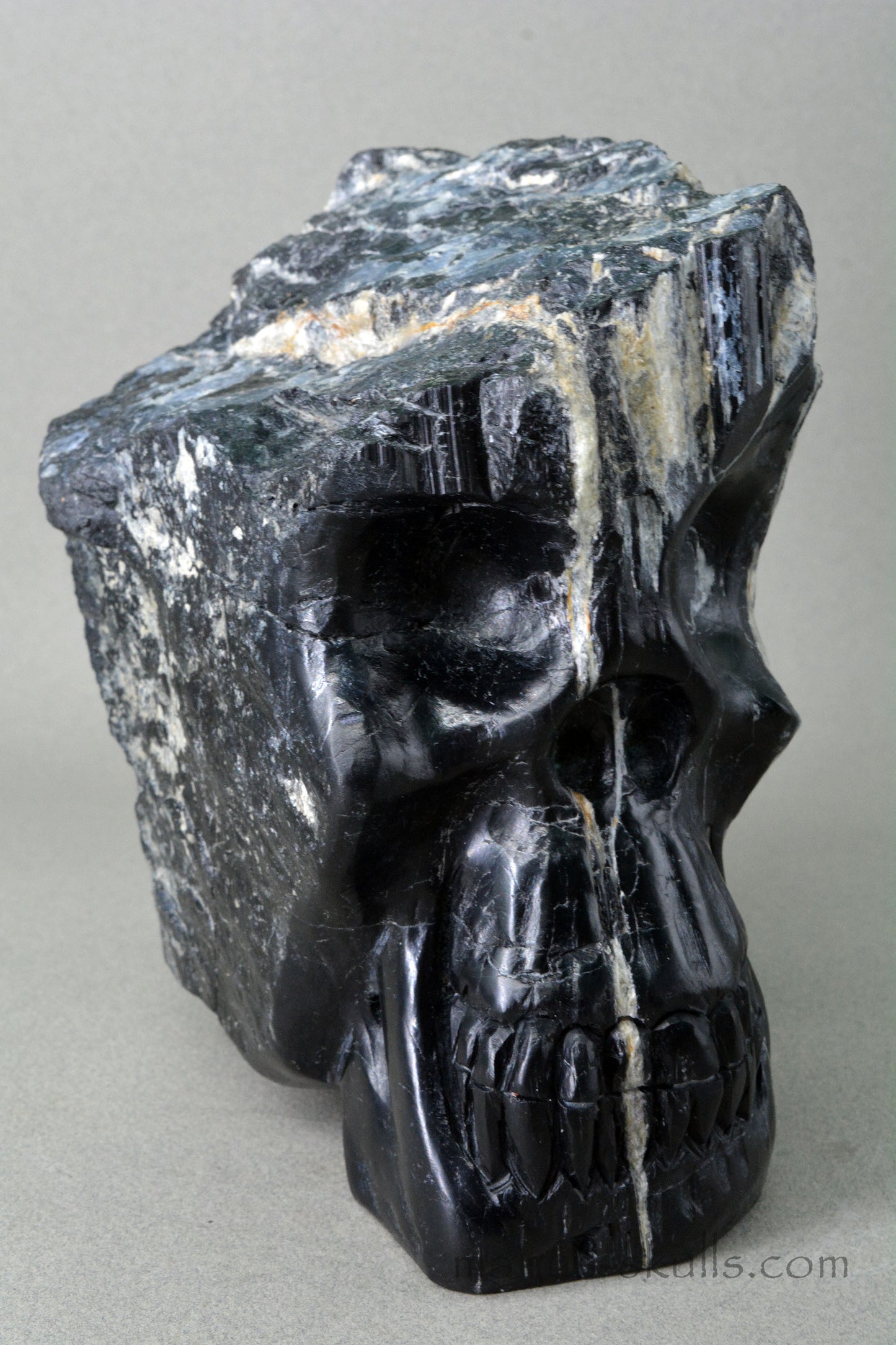 Large Tourmaline Skull (over 11 LB !)