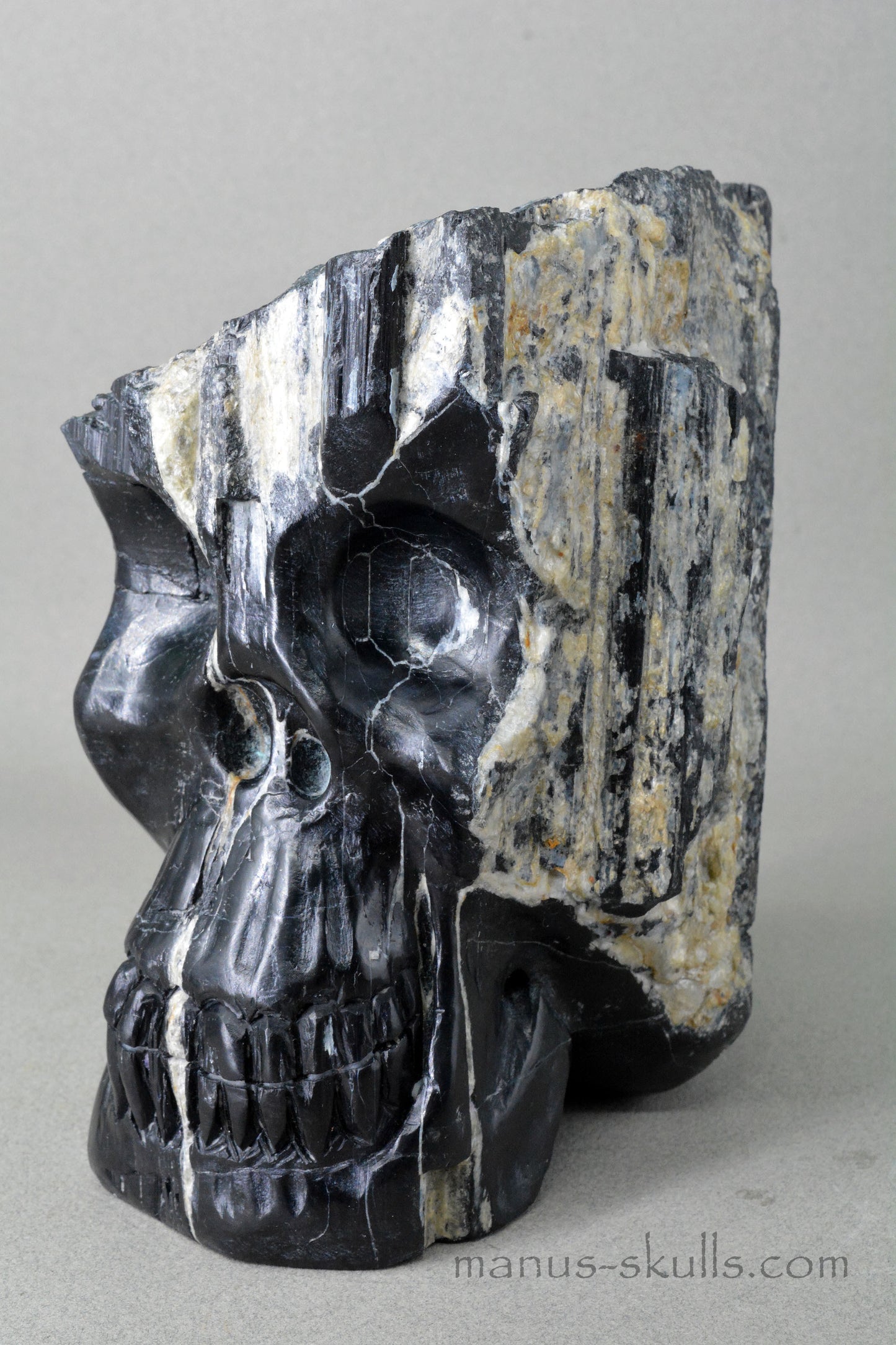 Large Tourmaline Skull (over 11 LB !)
